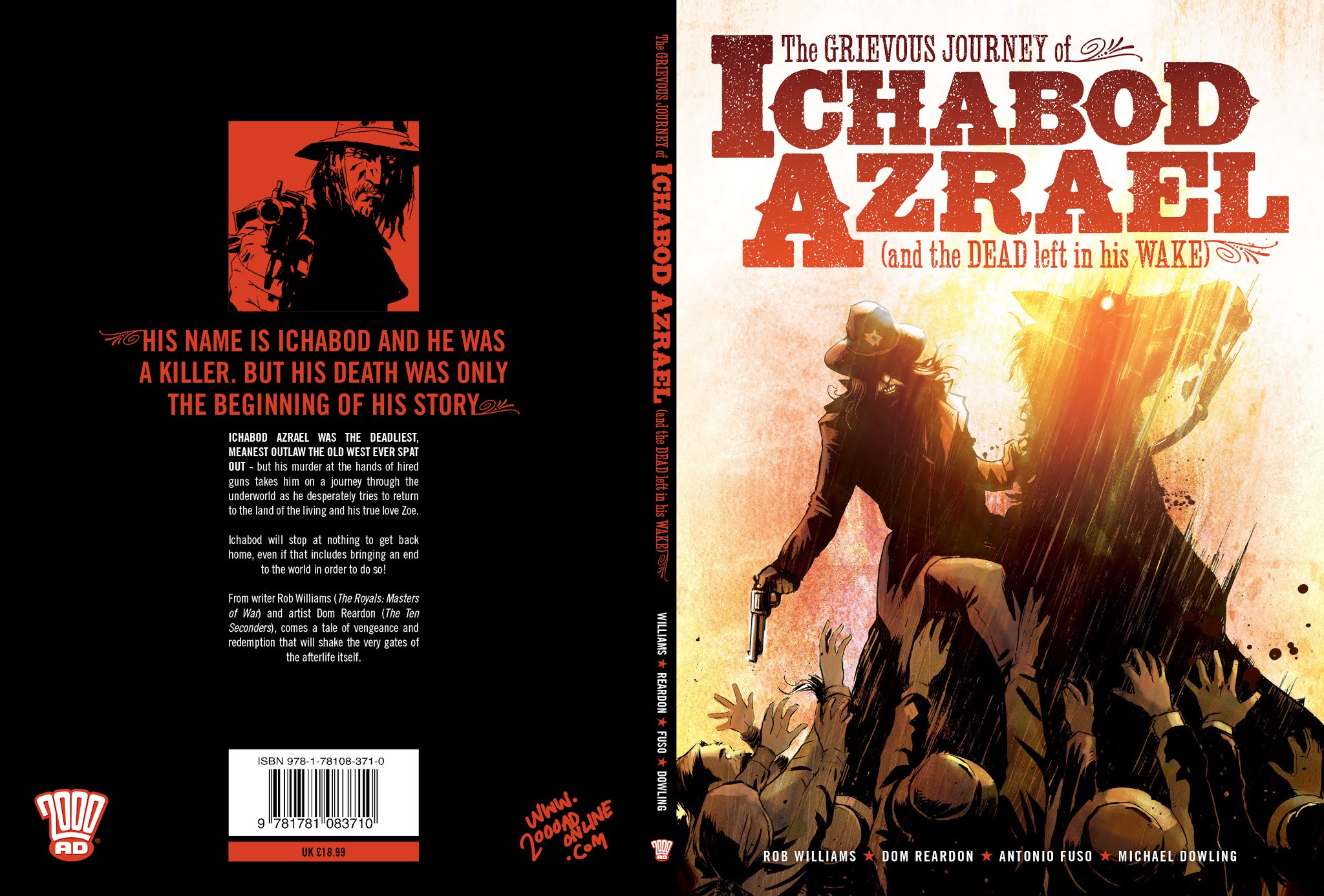 Read online The Grievous Journey of Ichabod Azrael (and the DEAD LEFT in His WAKE) comic -  Issue # TPB - 1