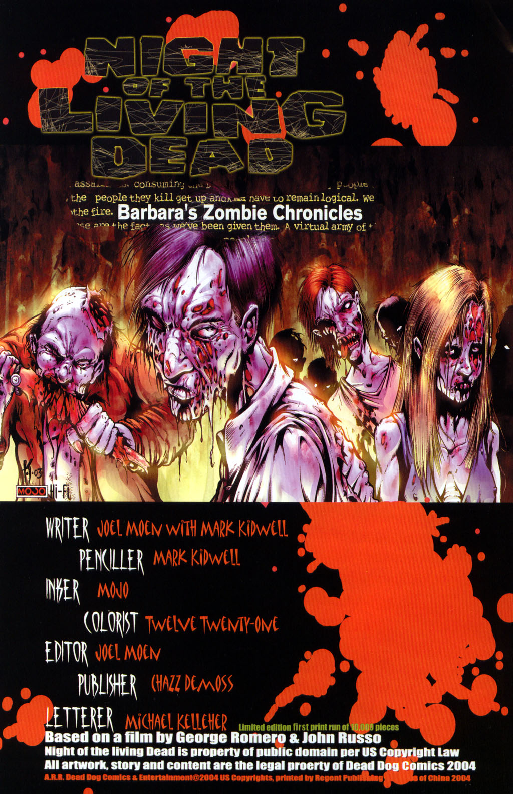 Read online Night of the Living Dead: Barbara's Zombie Chronicles comic -  Issue #1 - 2