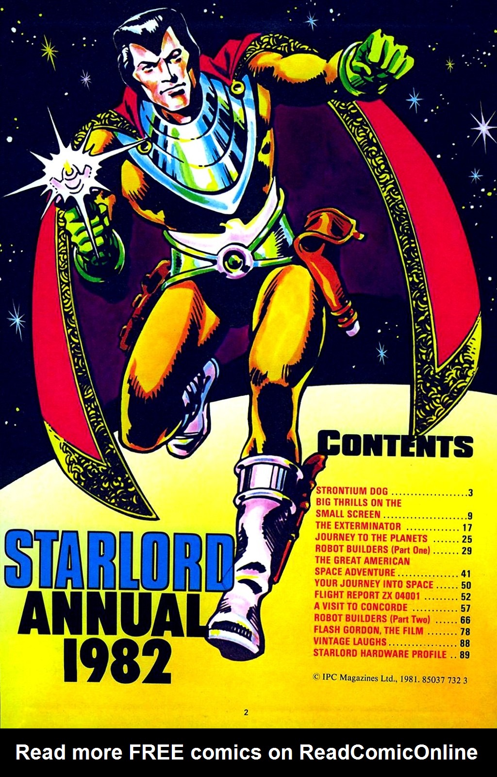Read online Starlord comic -  Issue # Annual 1982 - 2