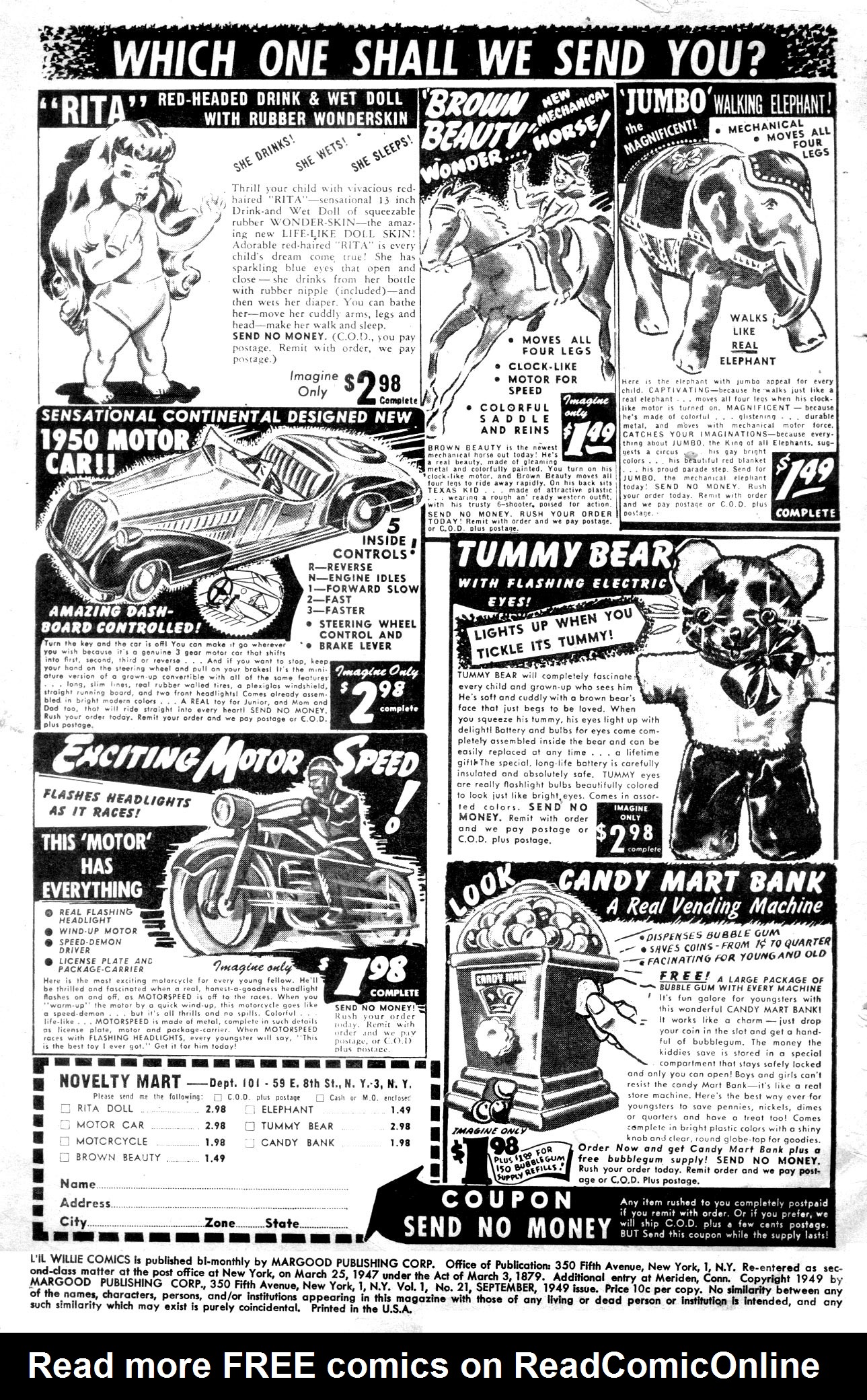 Read online Li'l Willie Comics comic -  Issue #21 - 2