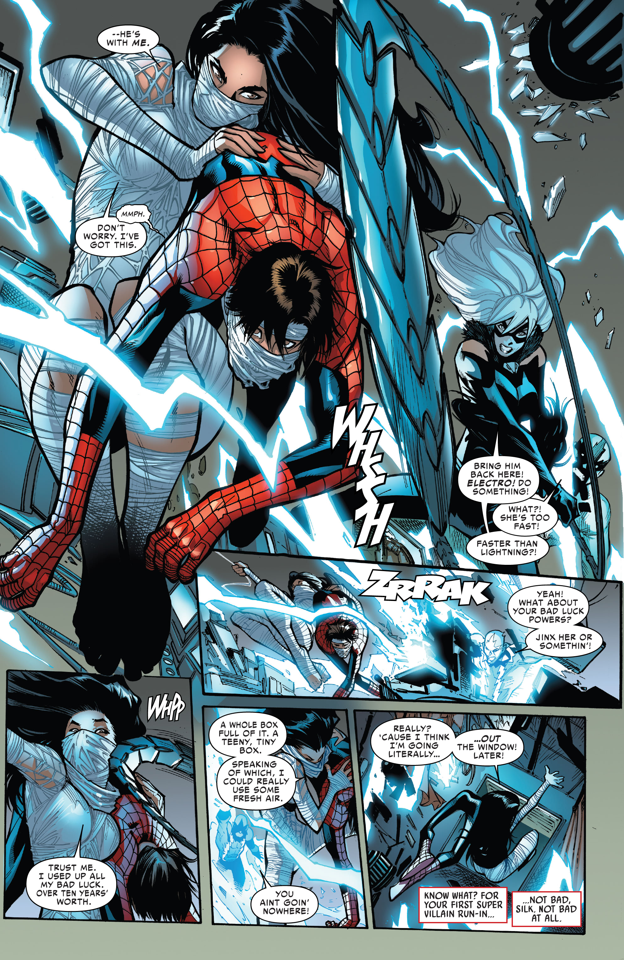 Read online Silk: Out of the Spider-Verse comic -  Issue # TPB 1 (Part 1) - 48