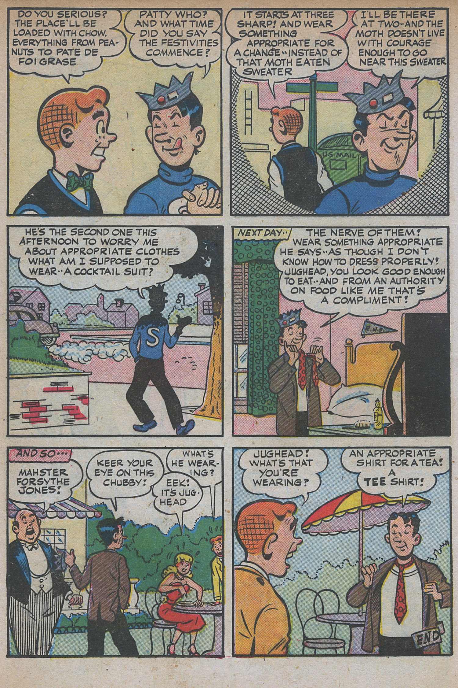 Read online Archie's Pal Jughead comic -  Issue #12 - 12