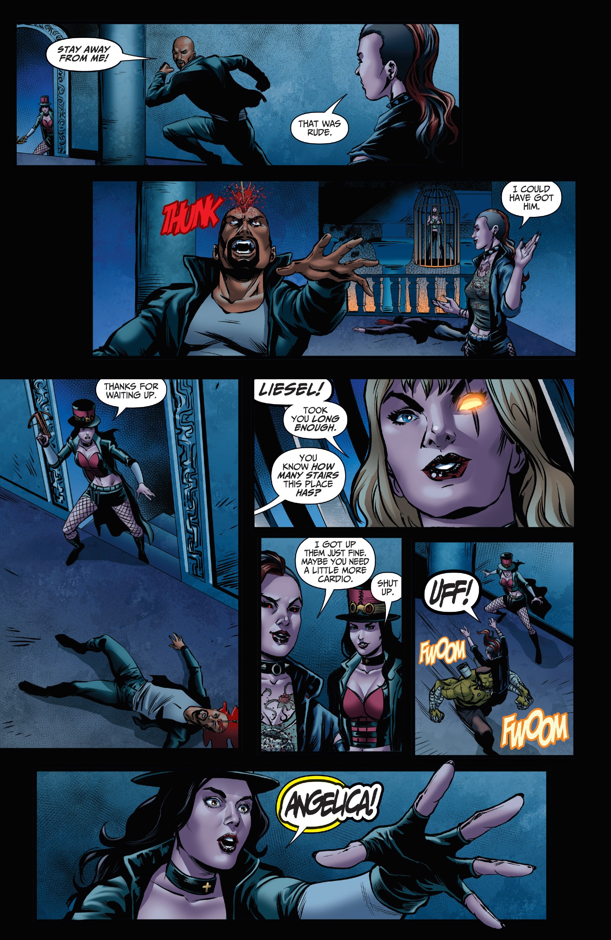 Read online Van Helsing vs The League of Monsters comic -  Issue #4 - 8