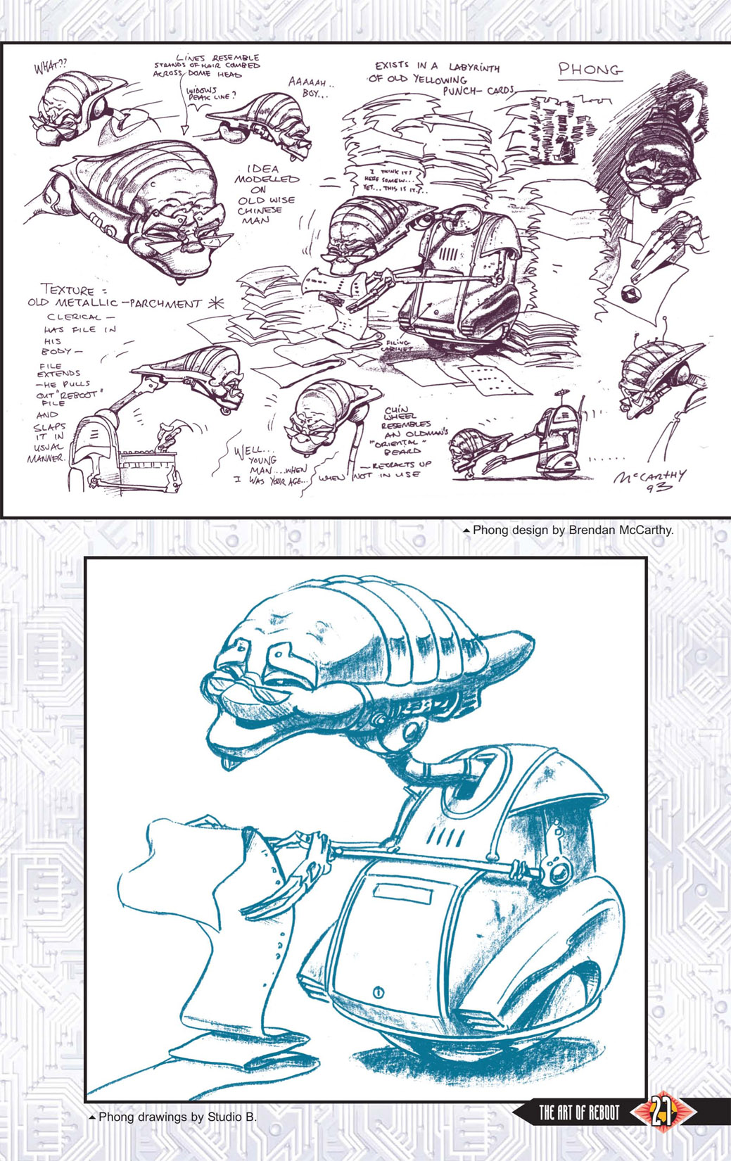 Read online The Art of Reboot comic -  Issue # TPB - 27