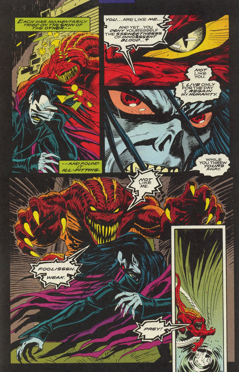 Read online Morbius: The Living Vampire (1992) comic -  Issue #6 - 6