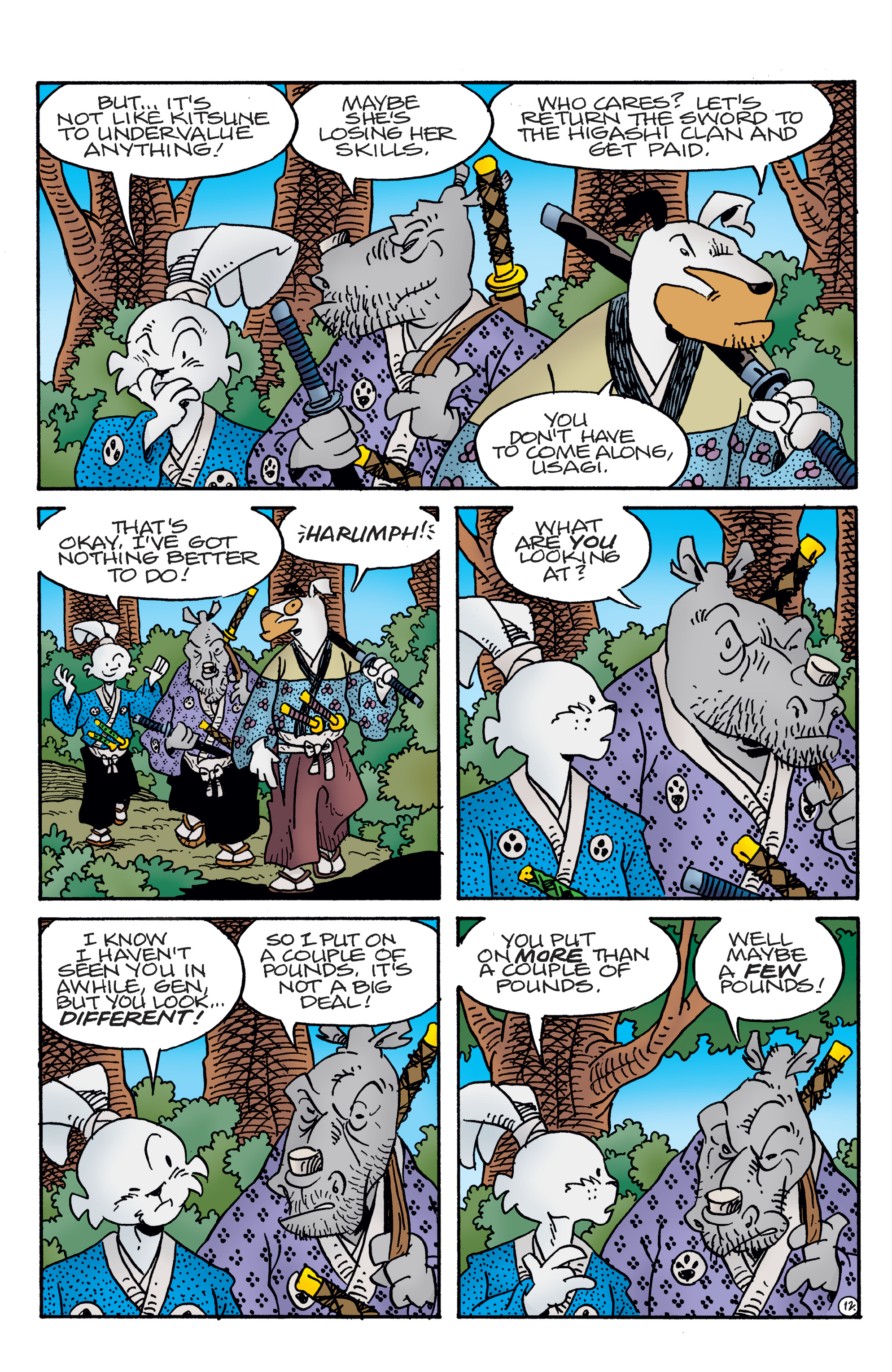 Read online Usagi Yojimbo (2019) comic -  Issue #7 - 14