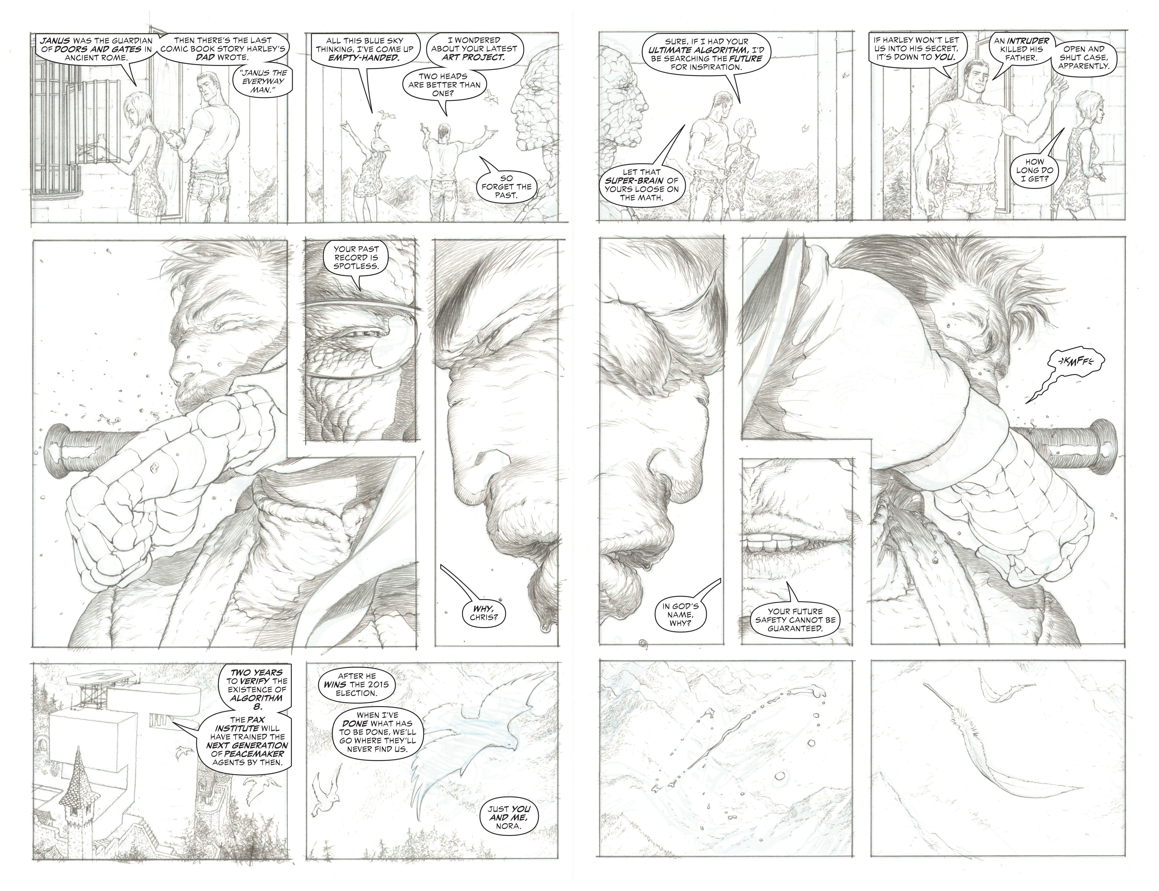 Read online The Multiversity: Pax Americana comic -  Issue # _Director's Cut - 18
