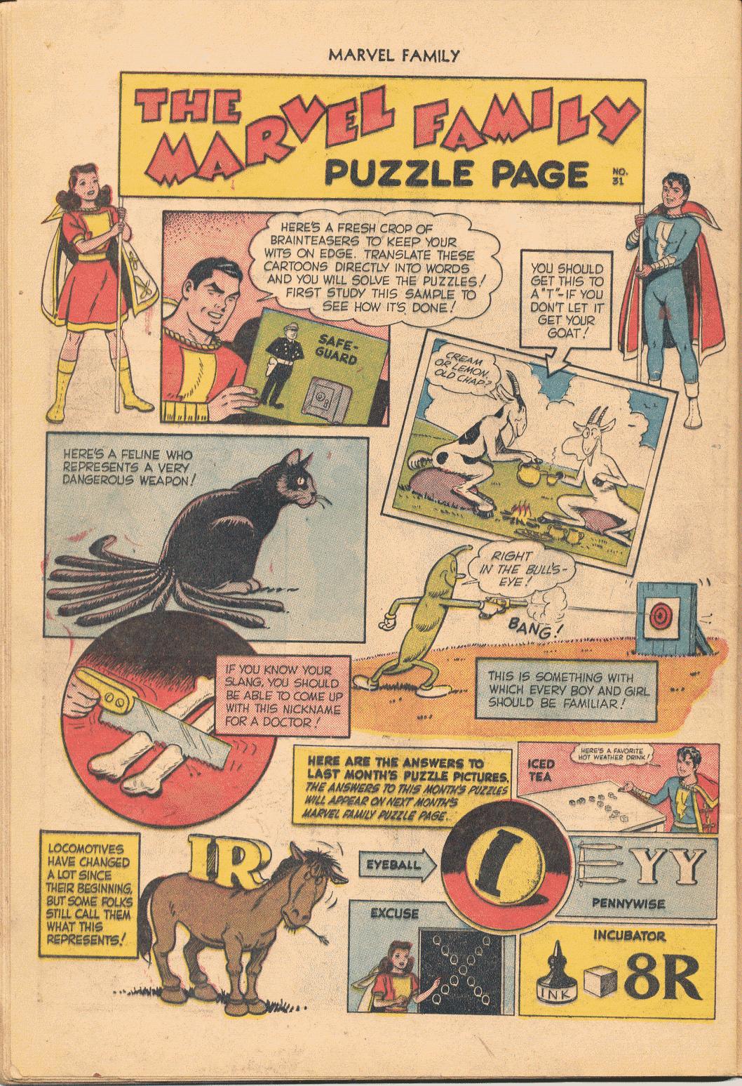 Read online The Marvel Family comic -  Issue #51 - 39