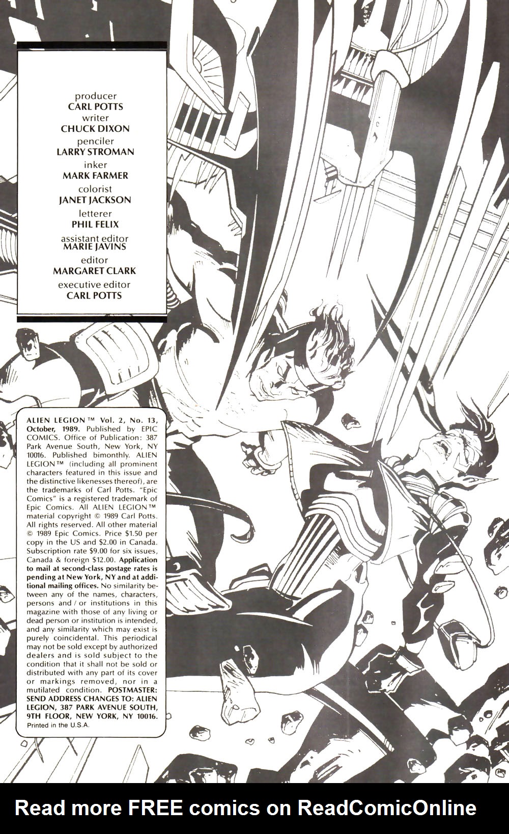Read online Alien Legion (1987) comic -  Issue #13 - 2