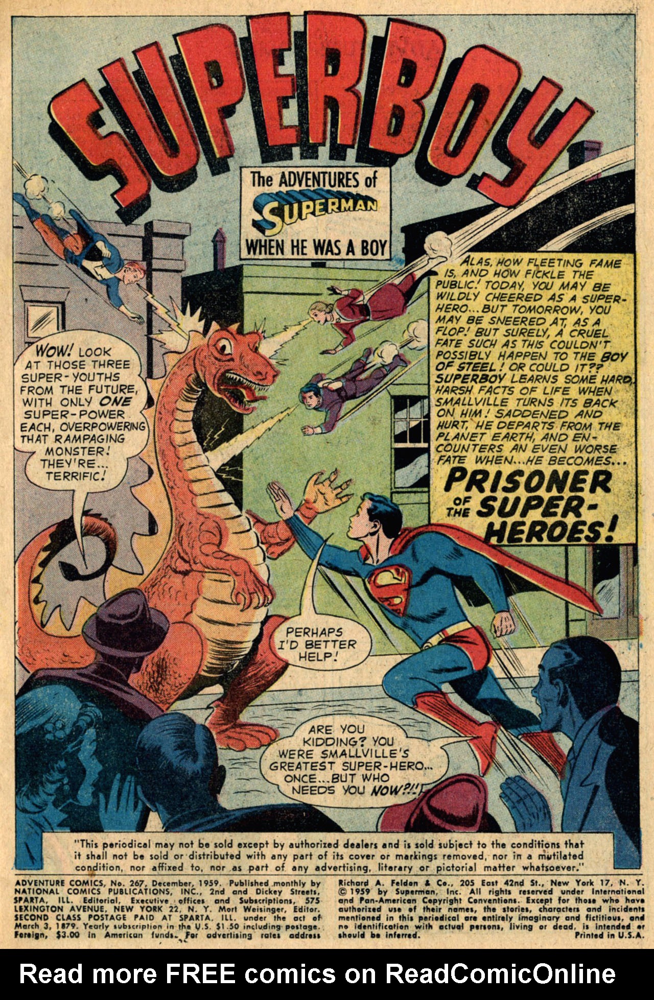 Read online Adventure Comics (1938) comic -  Issue #267 - 3