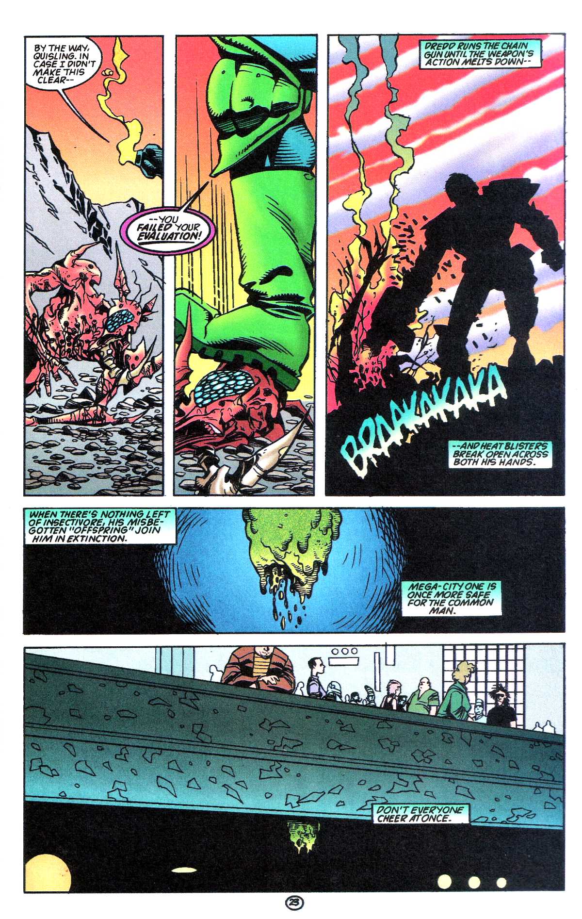 Read online Judge Dredd: Legends of the Law comic -  Issue #7 - 29