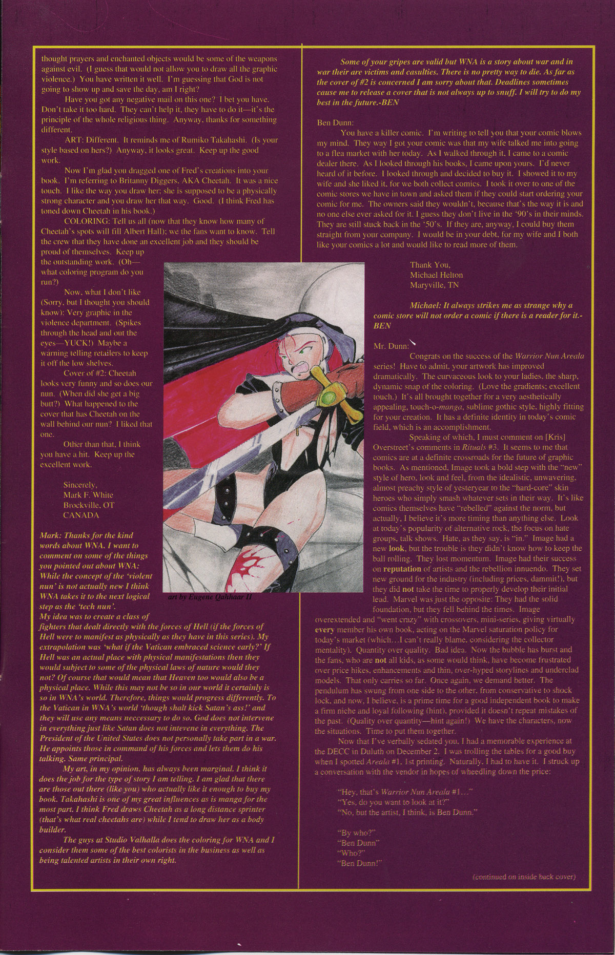 Read online Warrior Nun Areala: Rituals comic -  Issue #4 - 26
