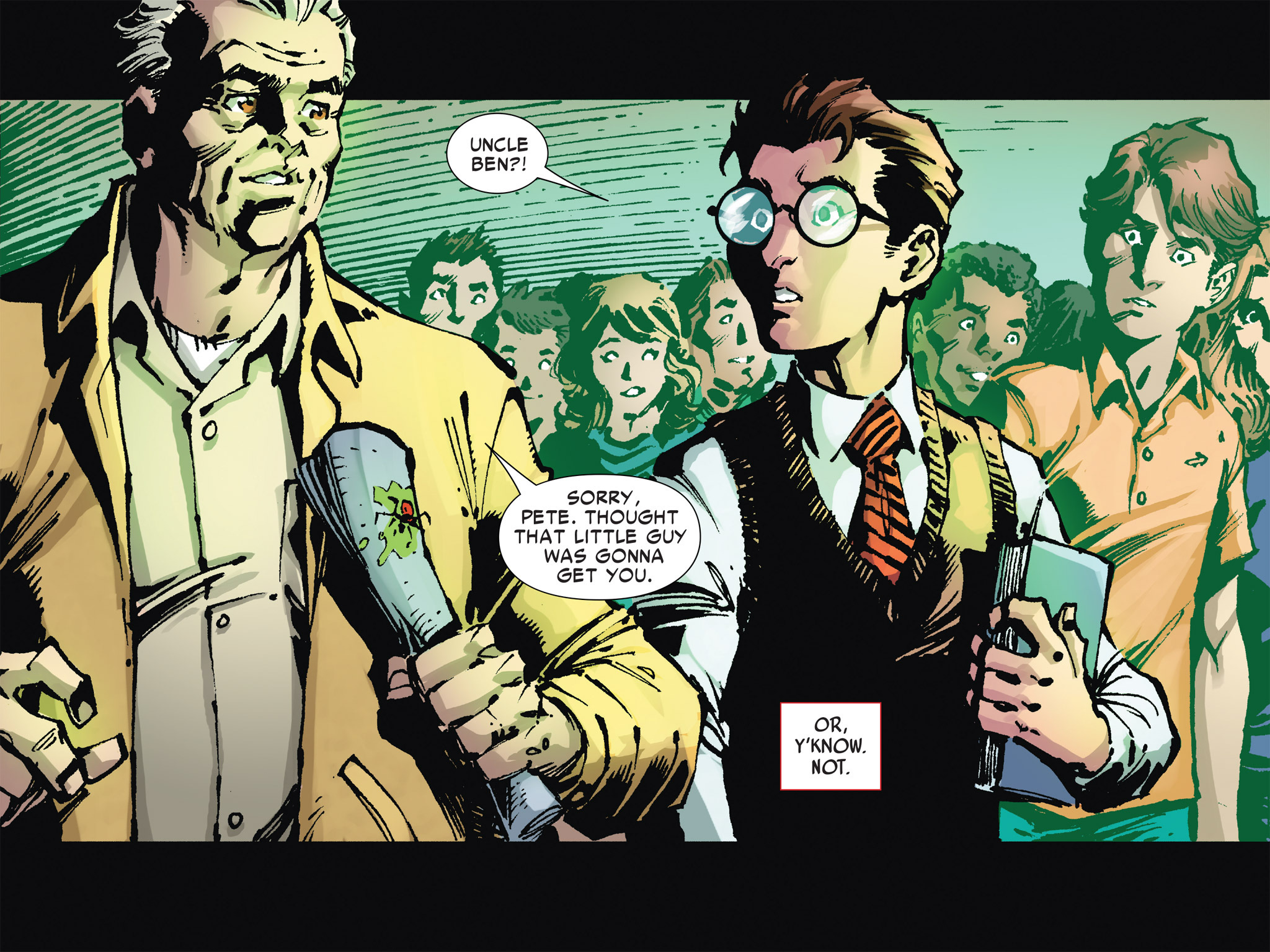 Read online The Amazing Spider-Man & Silk: The Spider(fly) Effect (Infinite Comics) comic -  Issue #5 - 35