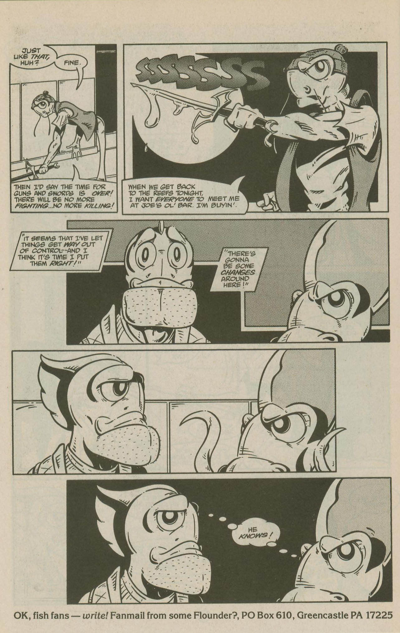 Read online The Fish Police comic -  Issue #20 - 26