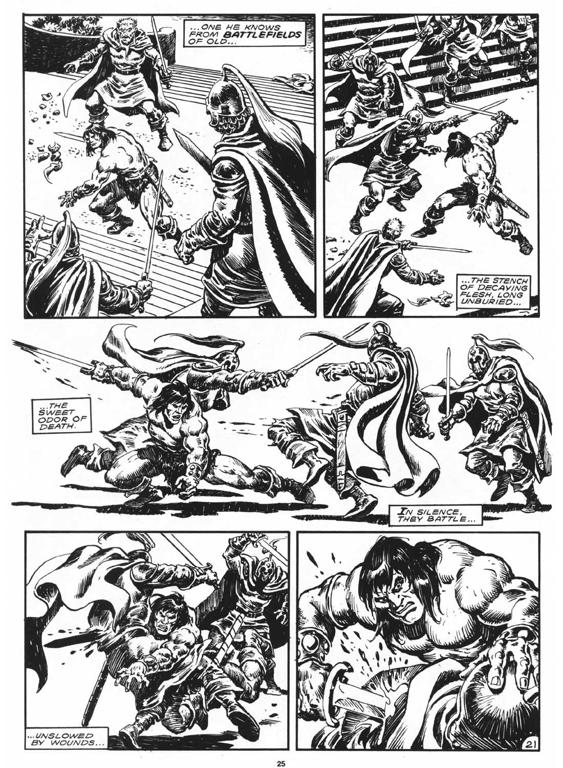 Read online The Savage Sword Of Conan comic -  Issue #169 - 27