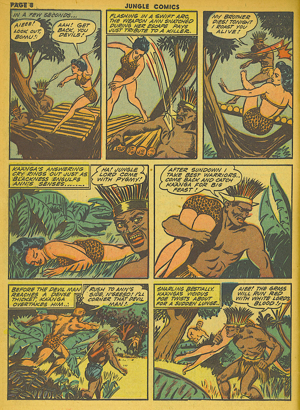 Read online Jungle Comics comic -  Issue #41 - 10