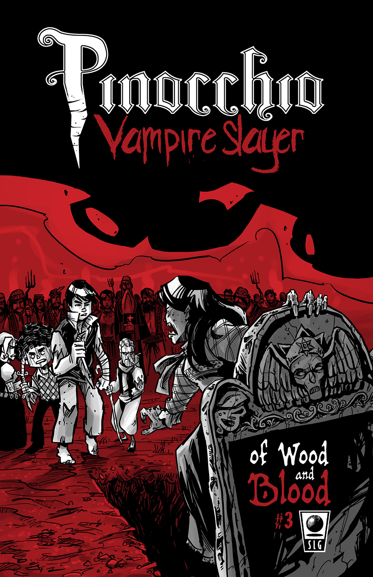 Read online Pinocchio: Vampire Slayer - Of Wood and Blood comic -  Issue #3 - 1