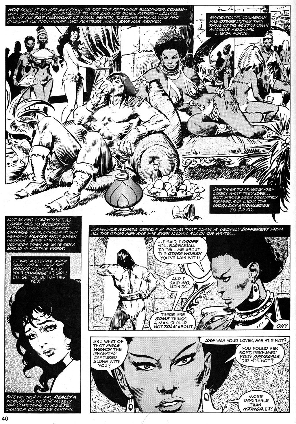 Read online The Savage Sword Of Conan comic -  Issue #41 - 40