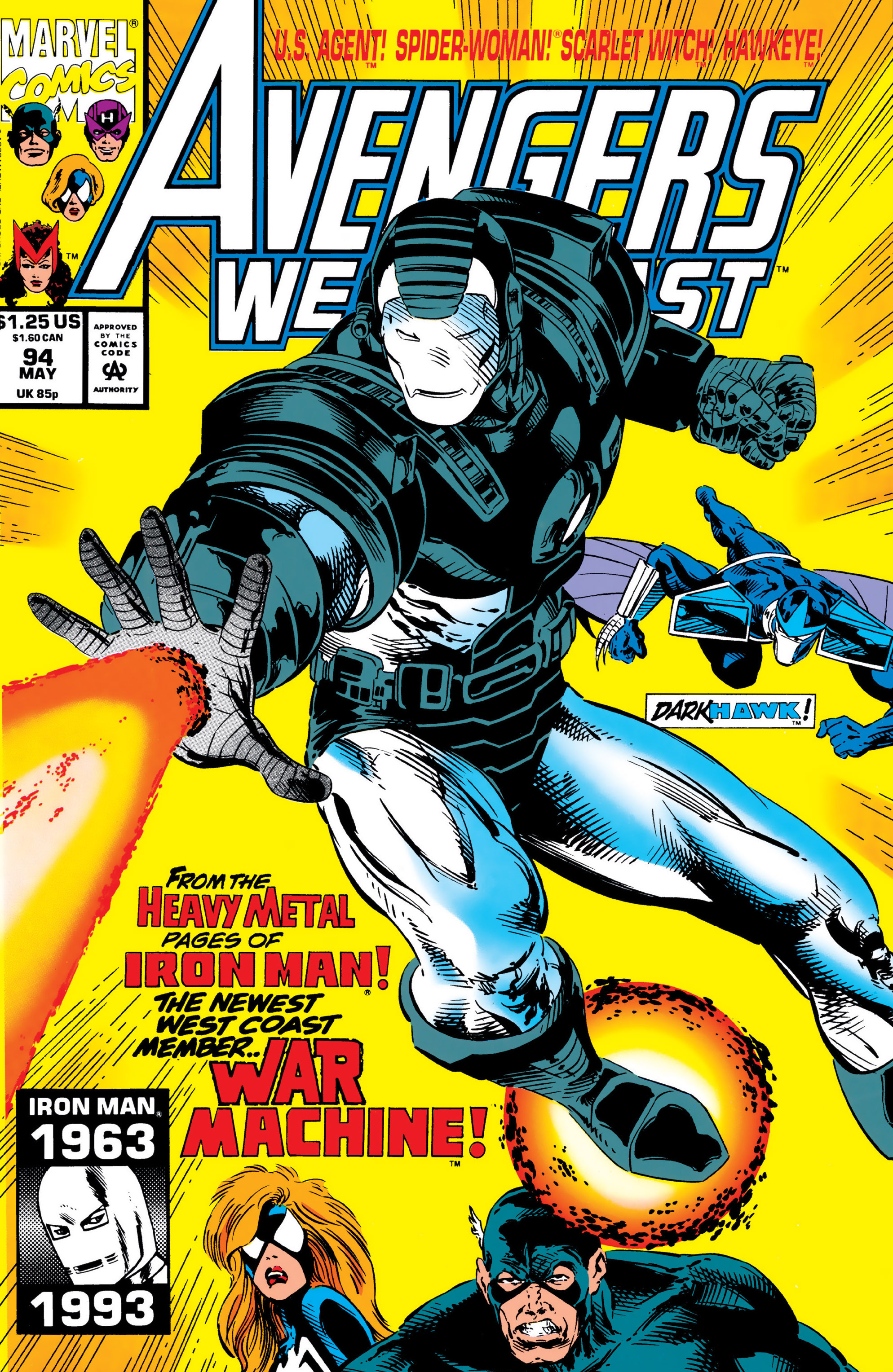 Read online Avengers West Coast (1989) comic -  Issue #94 - 1