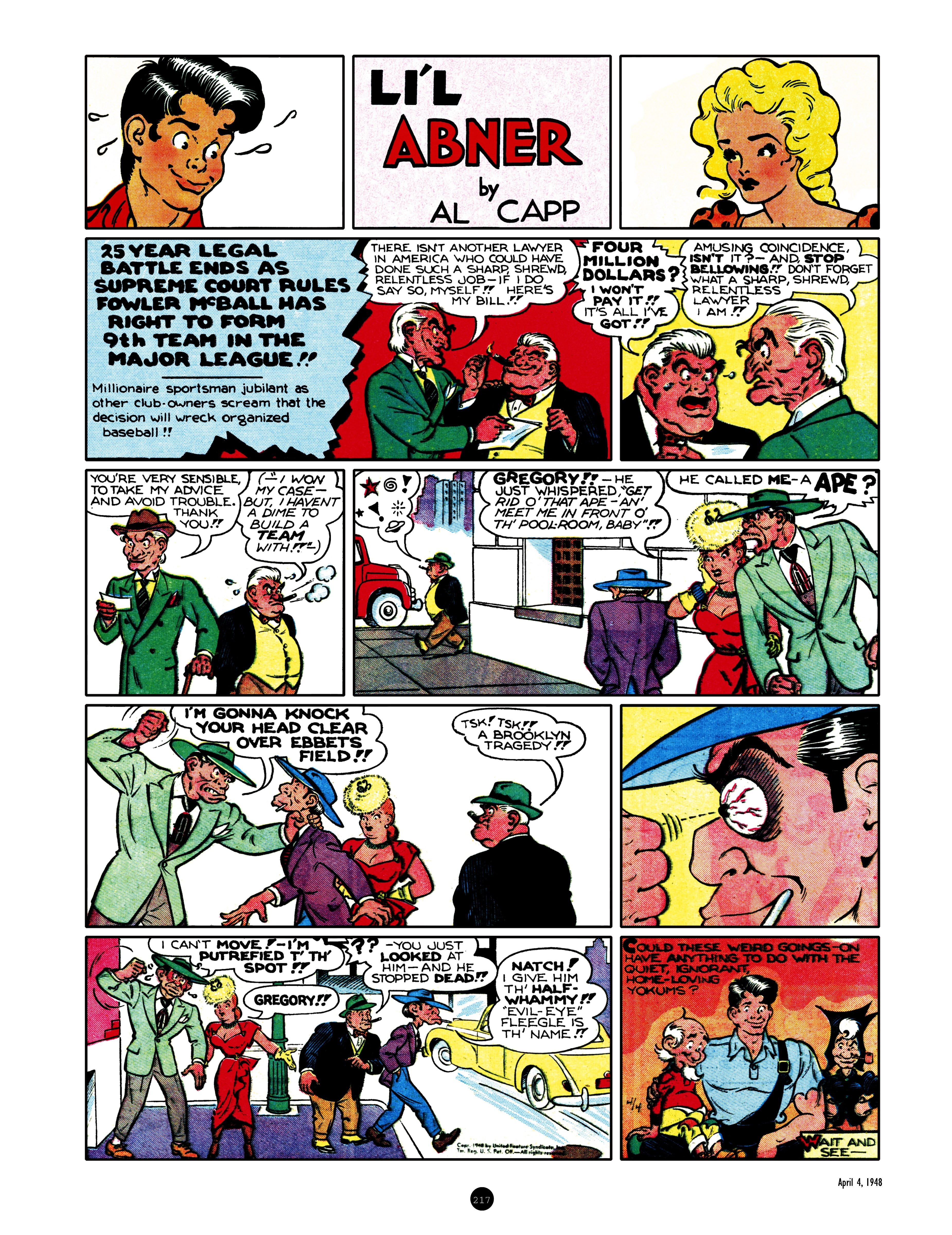 Read online Al Capp's Li'l Abner Complete Daily & Color Sunday Comics comic -  Issue # TPB 7 (Part 3) - 18