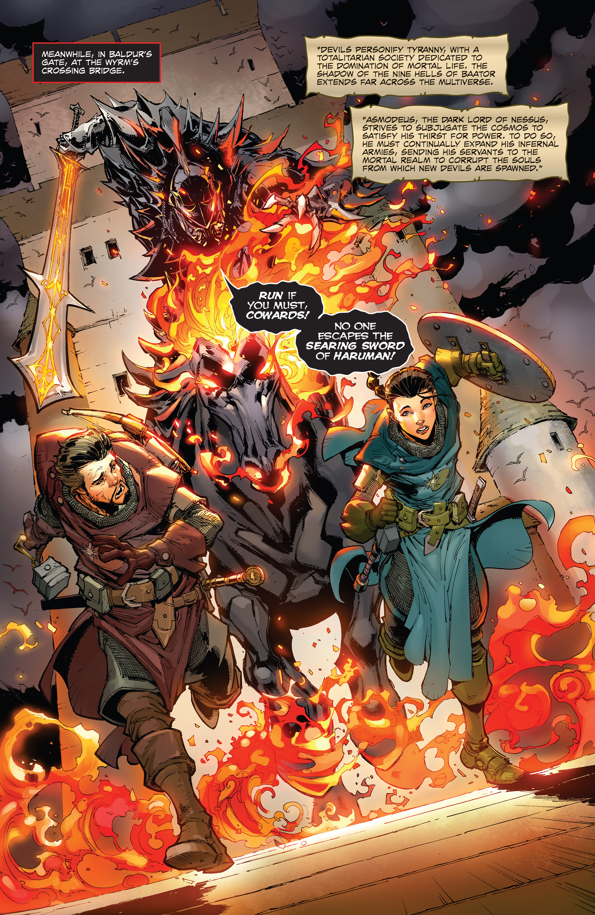 Read online Dungeons & Dragons: Infernal Tides comic -  Issue #1 - 5