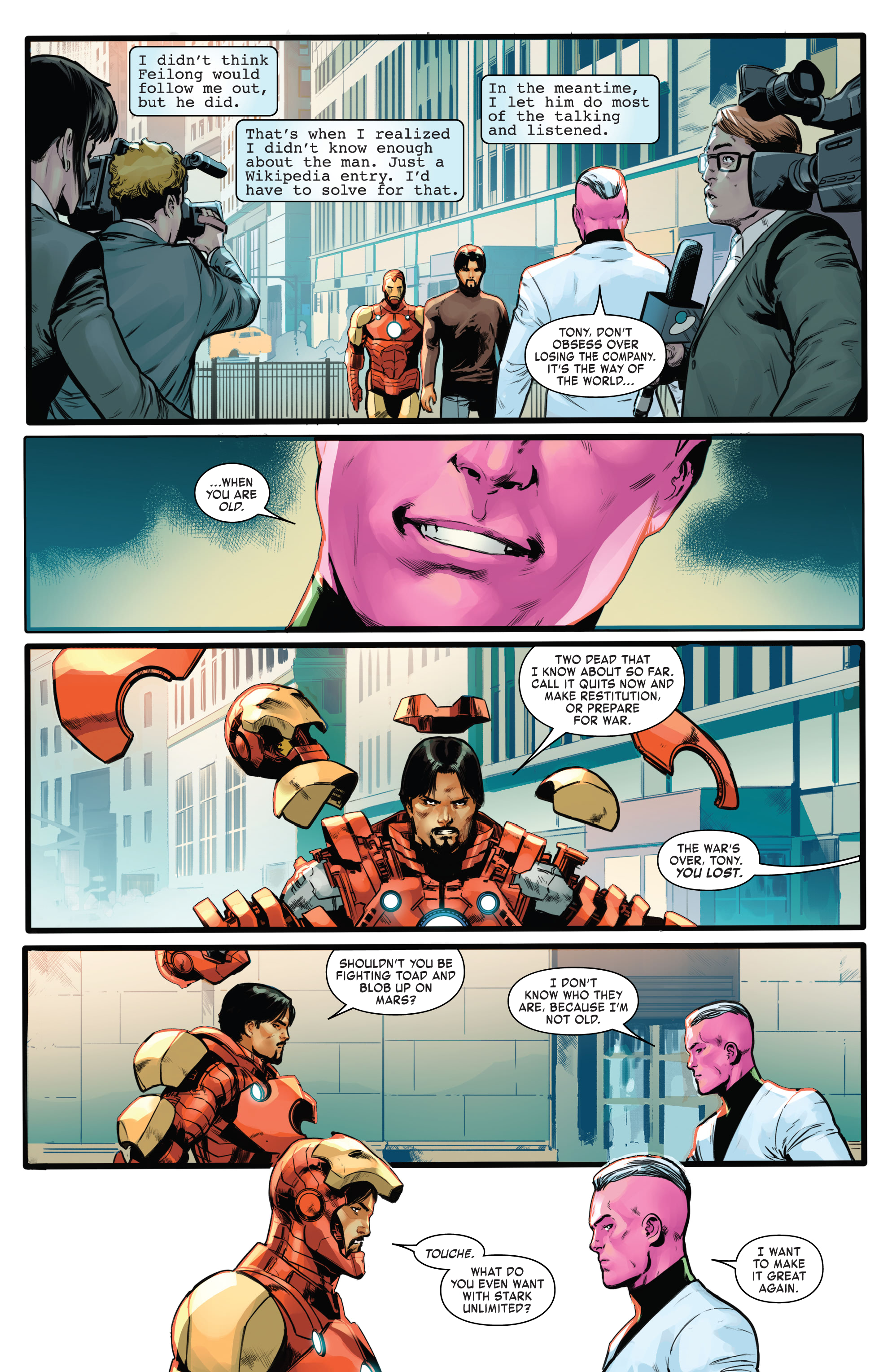 Read online The Invincible Iron Man (2022) comic -  Issue #4 - 8