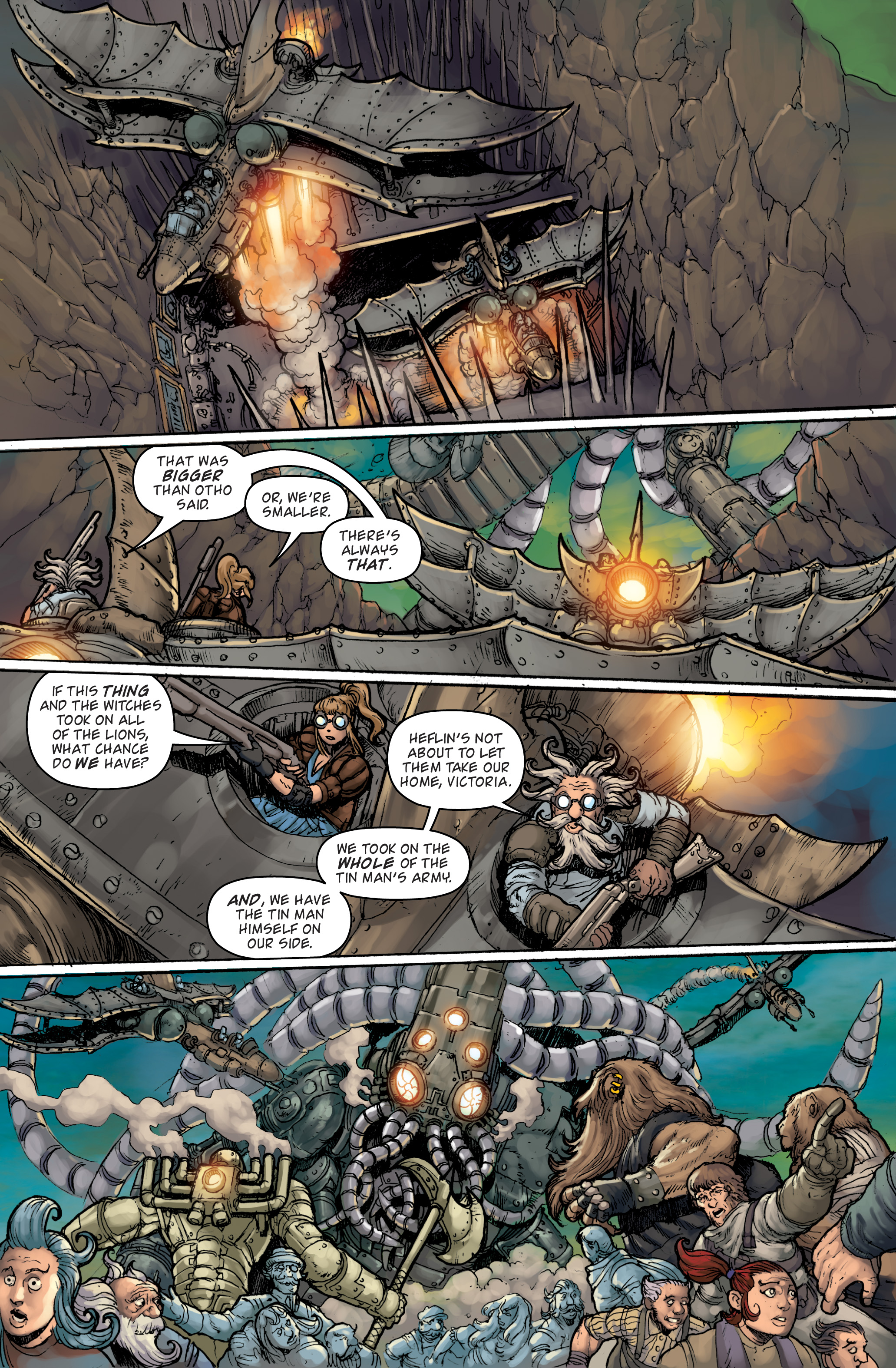 Read online The Steam Engines of Oz: The Geared Leviathan comic -  Issue #3 - 11