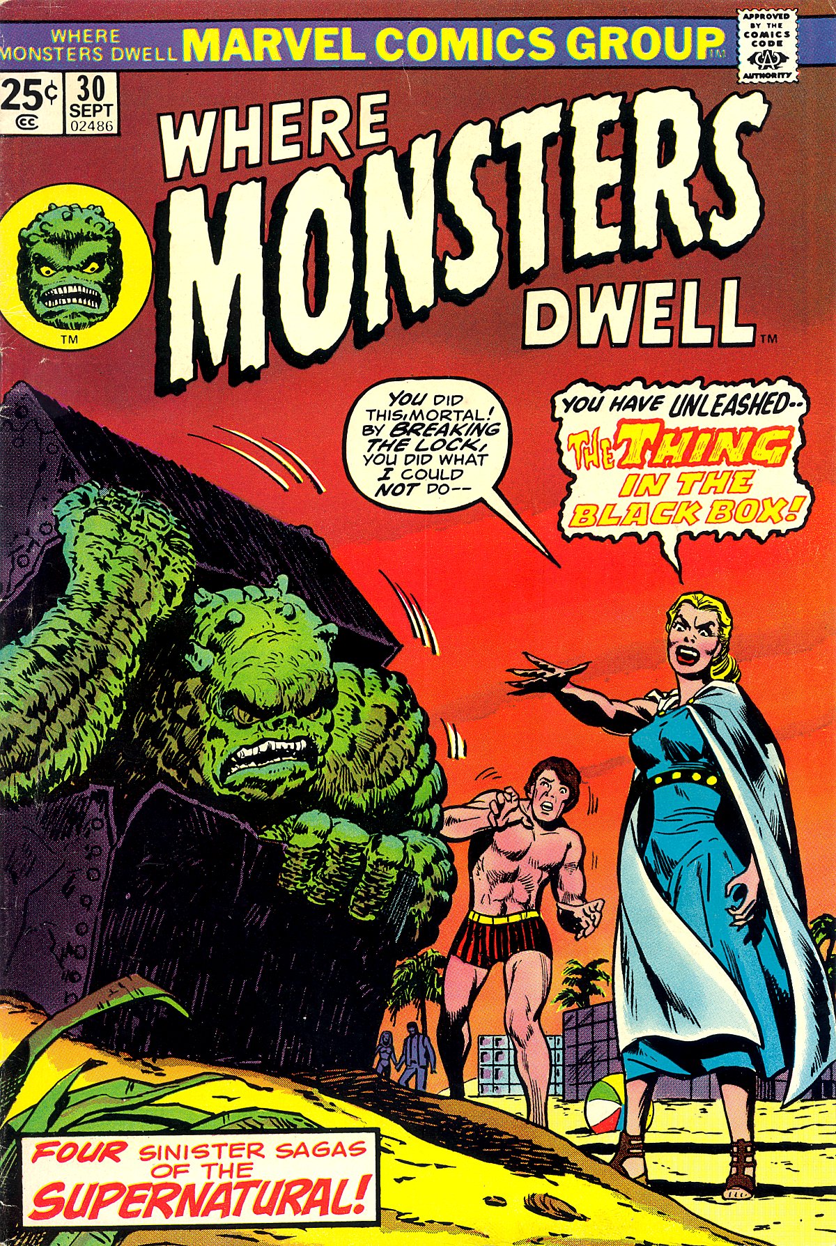 Read online Where Monsters Dwell (1970) comic -  Issue #30 - 1