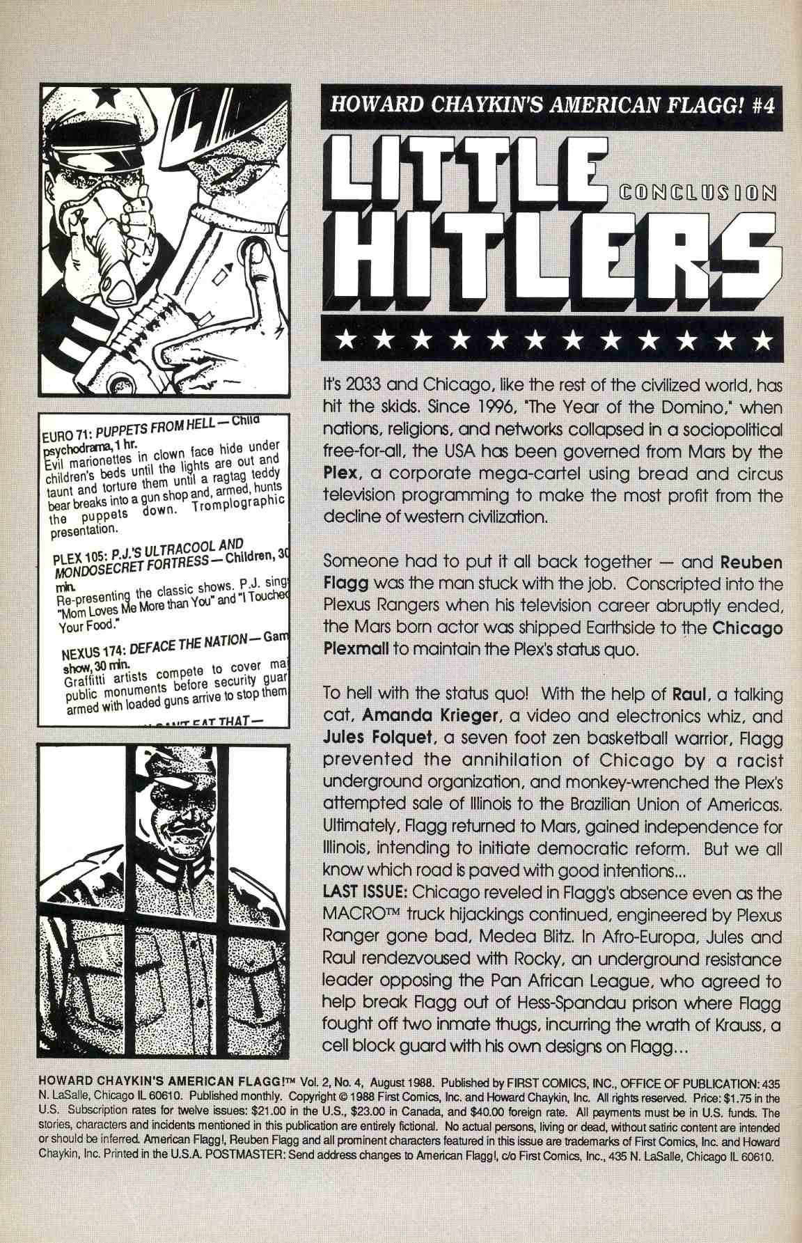 Read online Howard Chaykin's American Flagg comic -  Issue #4 - 2