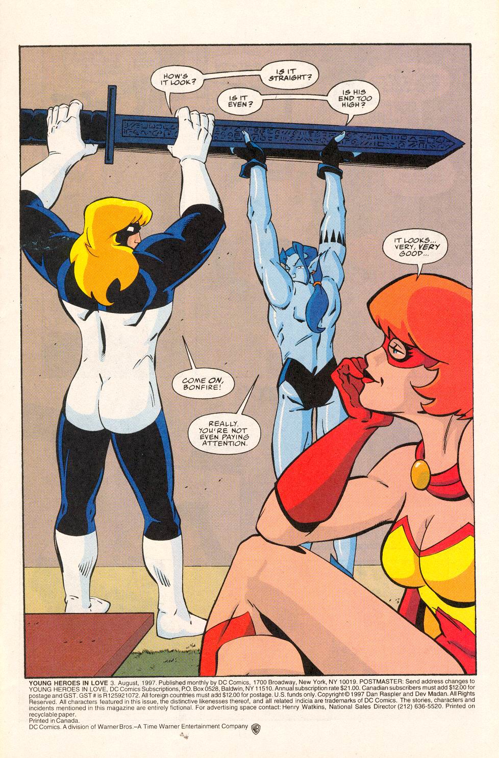 Read online Young Heroes in Love comic -  Issue #3 - 2