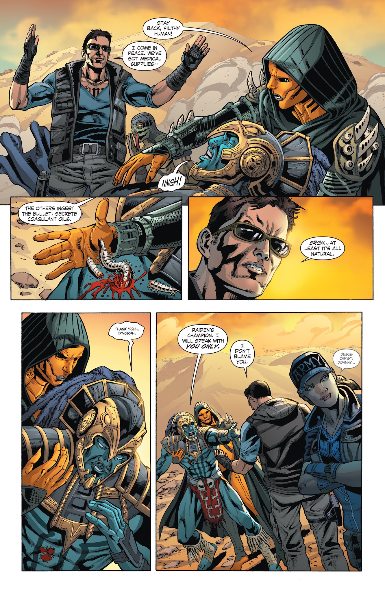 Read online Mortal Kombat X [I] comic -  Issue # _TPB 1 - 90