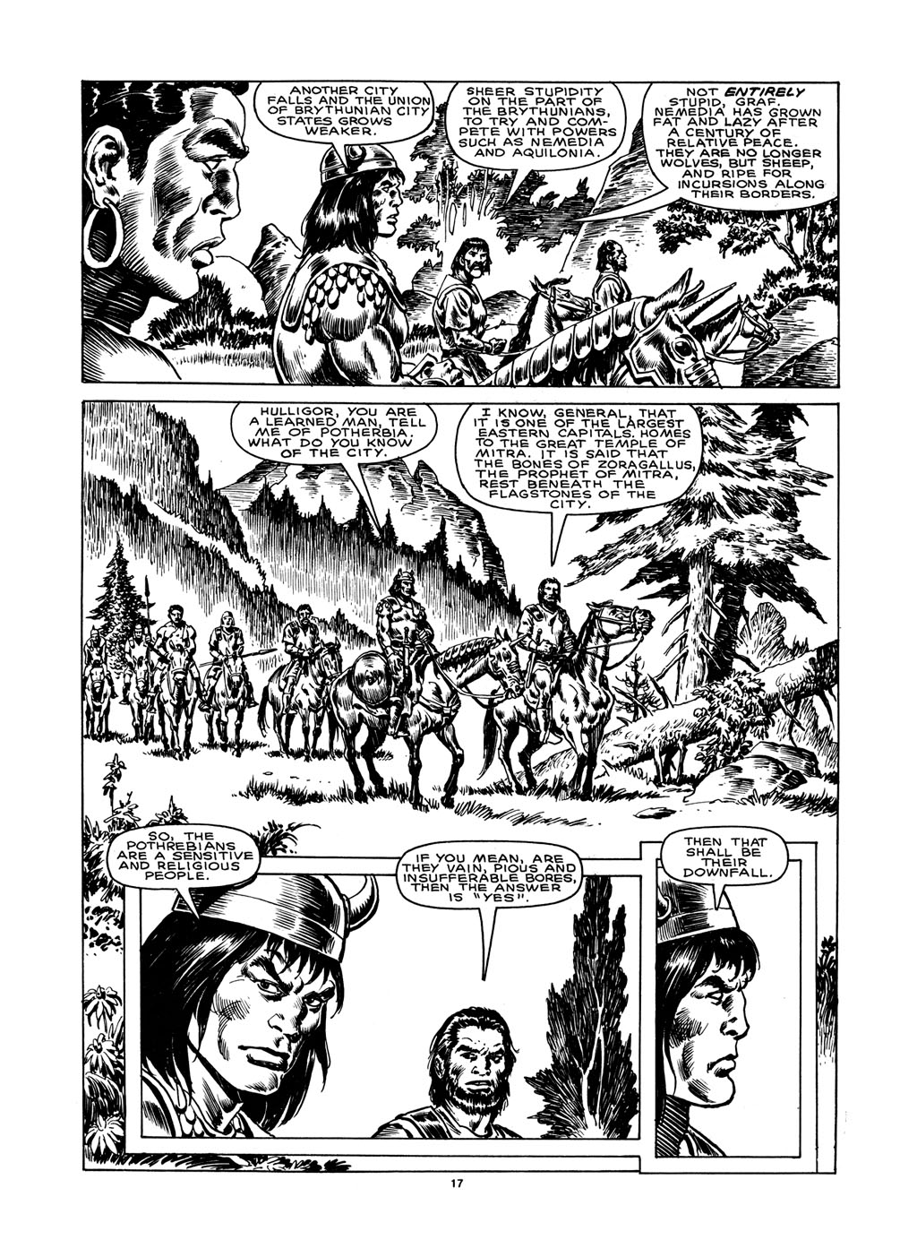 Read online The Savage Sword Of Conan comic -  Issue #148 - 17