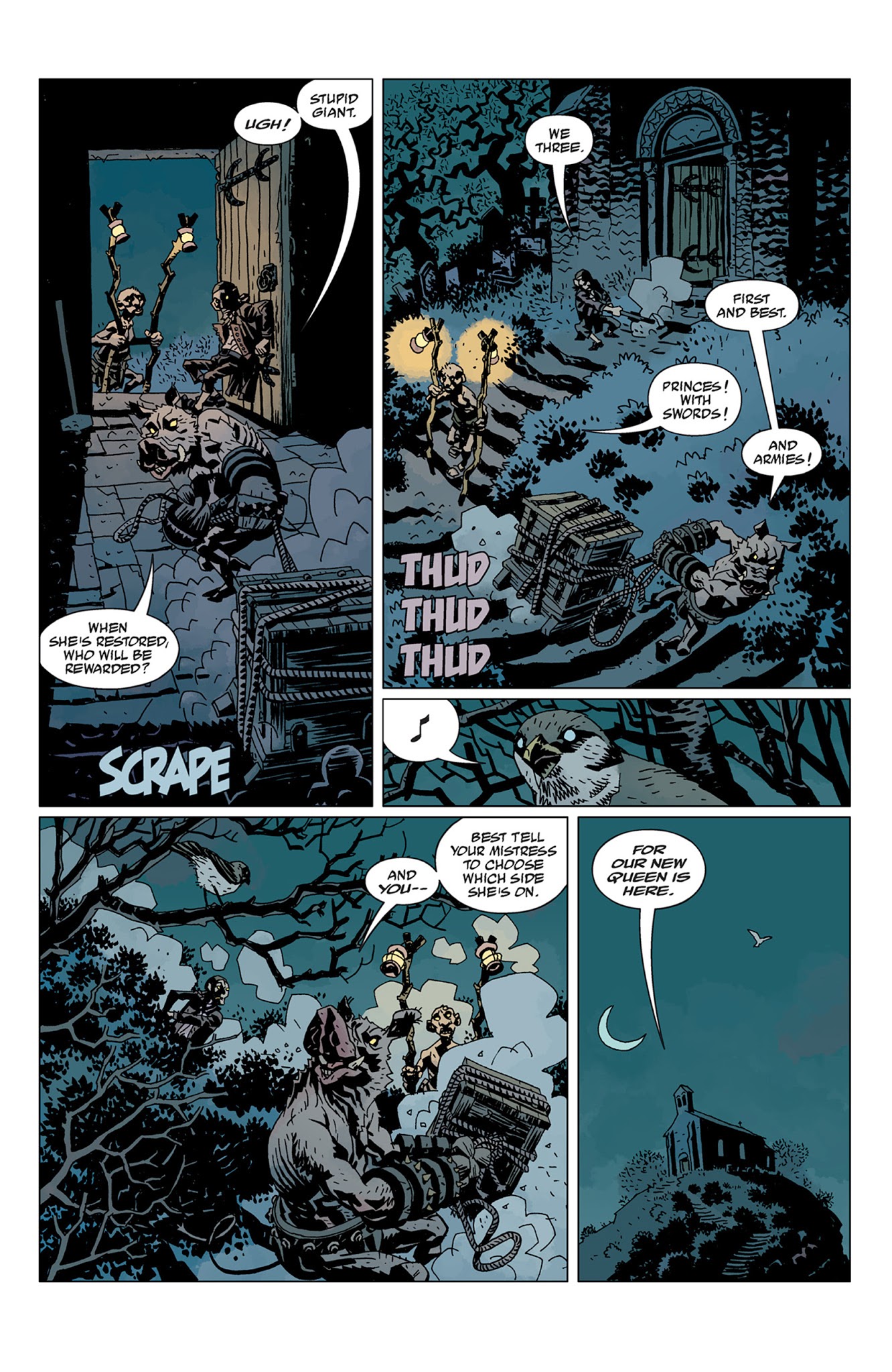 Read online Hellboy: Darkness Calls comic -  Issue # TPB - 124