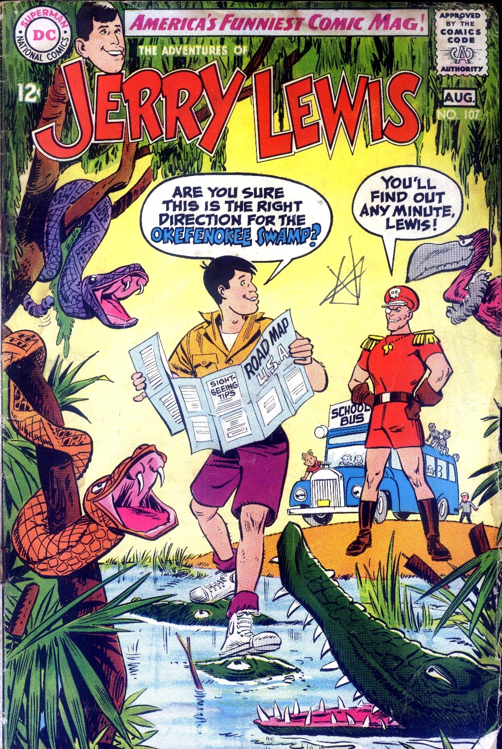 Read online The Adventures of Jerry Lewis comic -  Issue #107 - 1