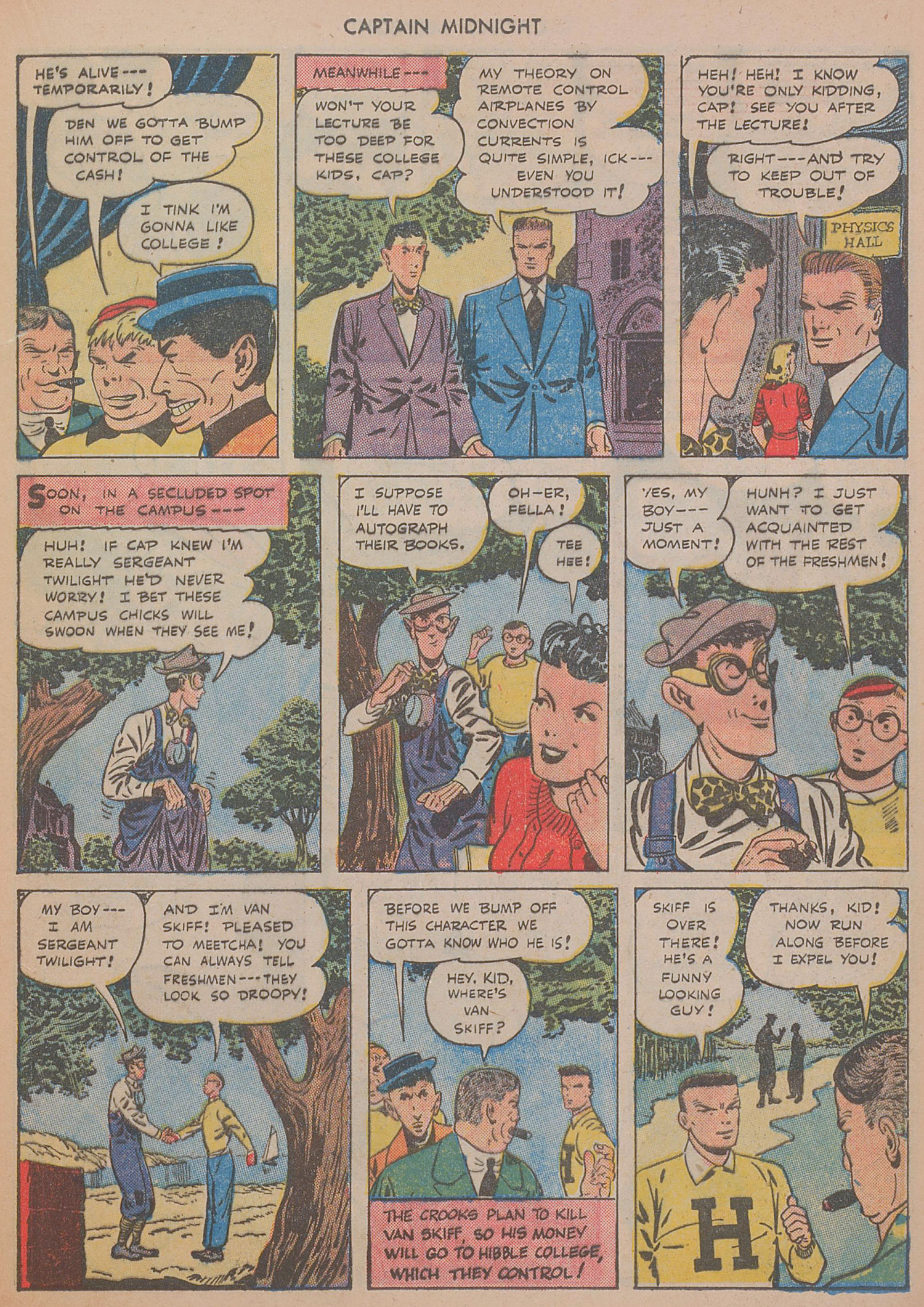 Read online Captain Midnight (1942) comic -  Issue #30 - 17