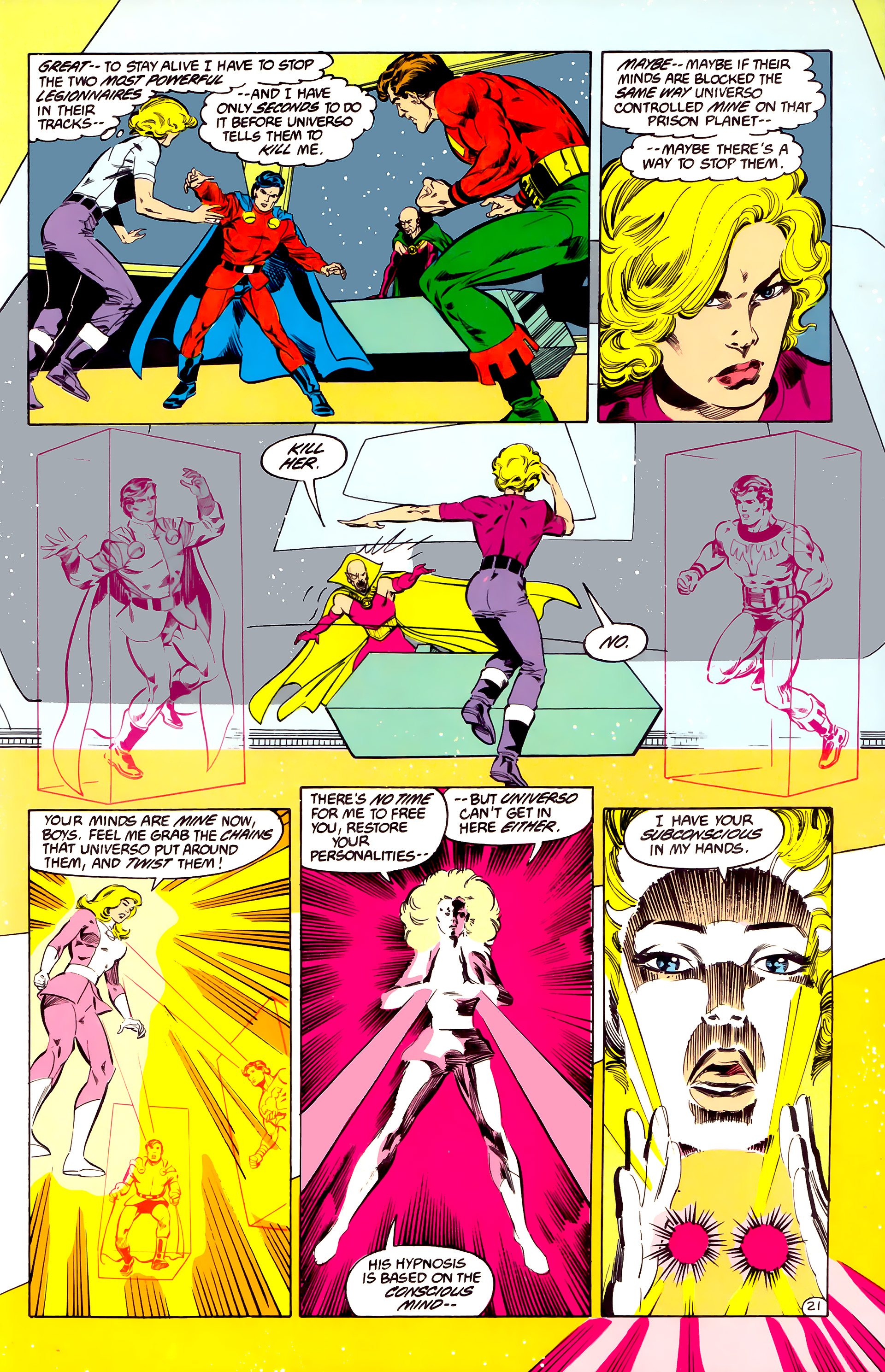 Read online Legion of Super-Heroes (1984) comic -  Issue #35 - 21