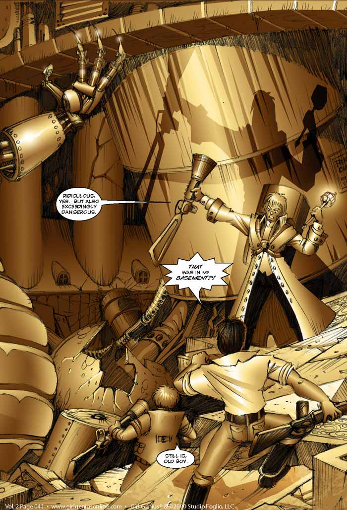 Read online Girl Genius (2002) comic -  Issue #2 - 41