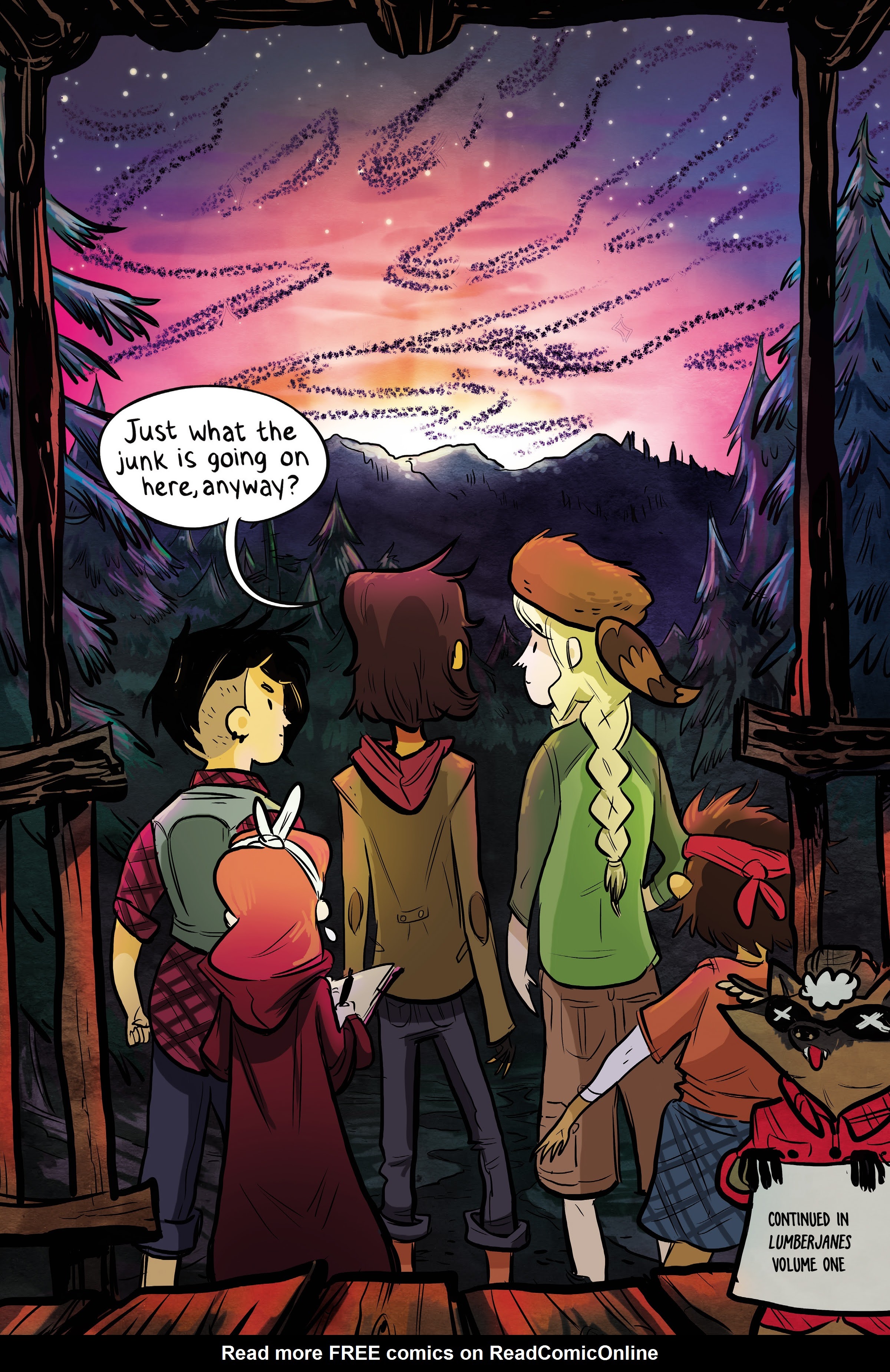Read online Lumberjanes: The Infernal Compass comic -  Issue # TPB - 123