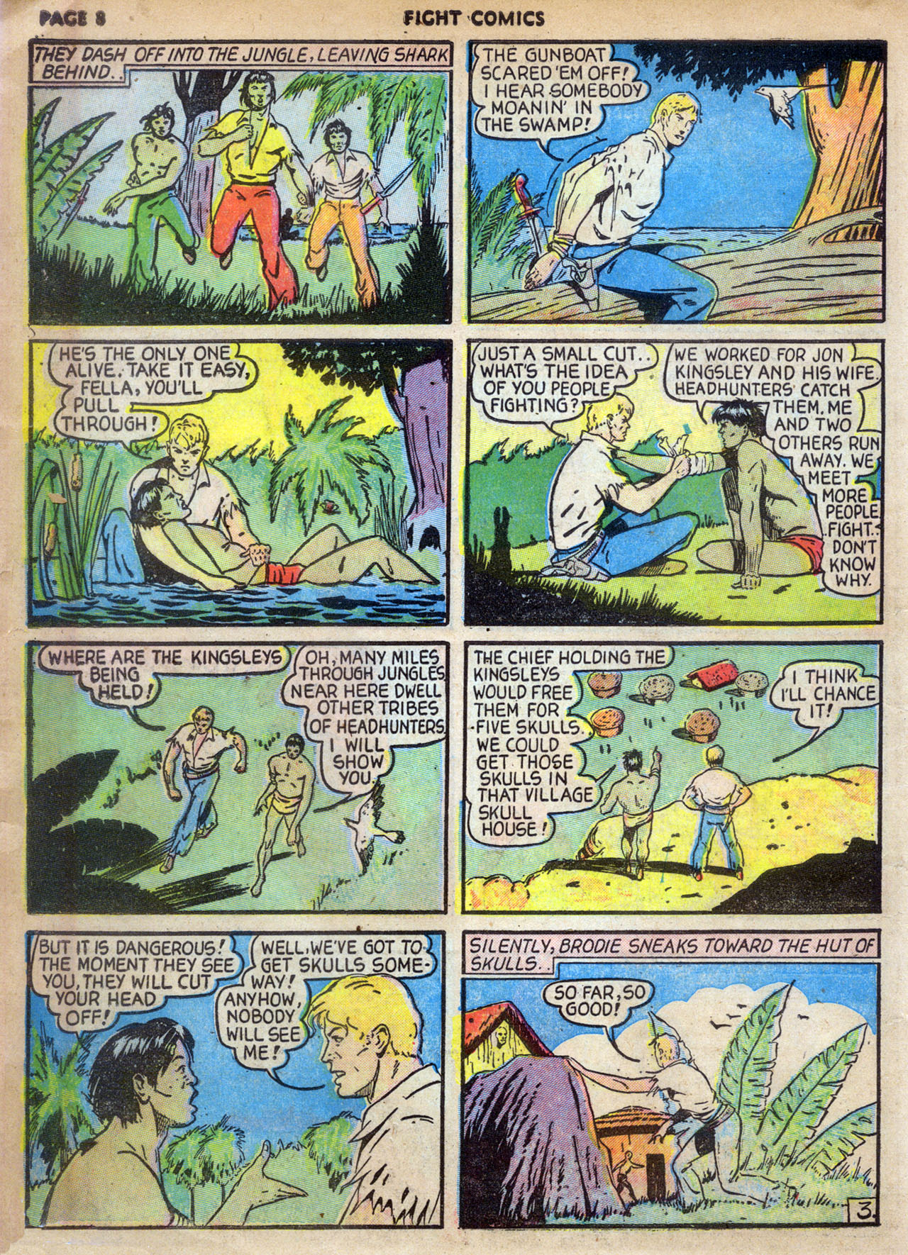 Read online Fight Comics comic -  Issue #8 - 10