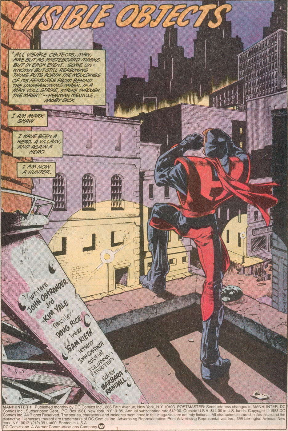 Manhunter (1988) Issue #1 #1 - English 2