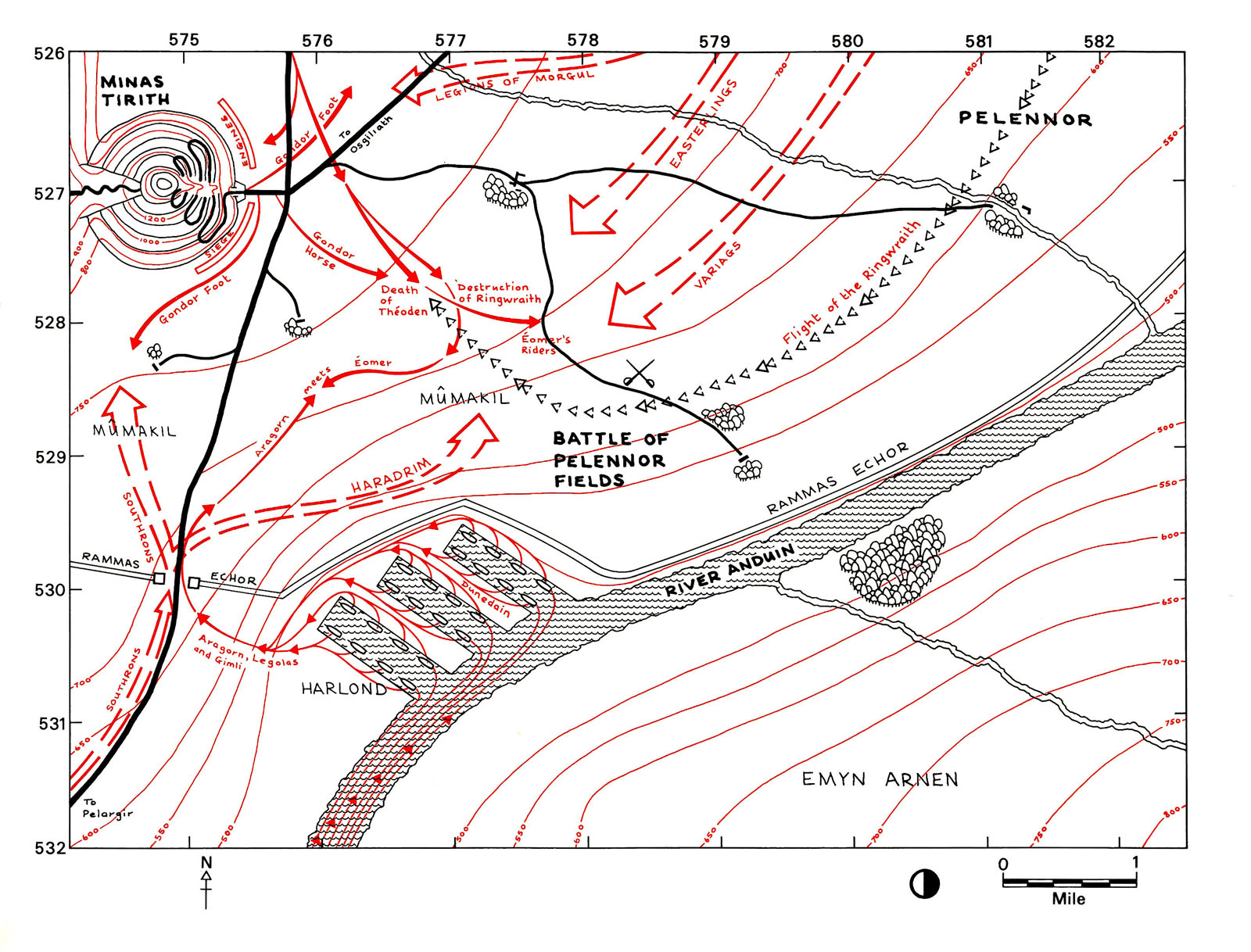 Read online Journeys of Frodo: An Atlas of J.R.R. Tolkien's The Lord of the Rings comic -  Issue # TPB - 98