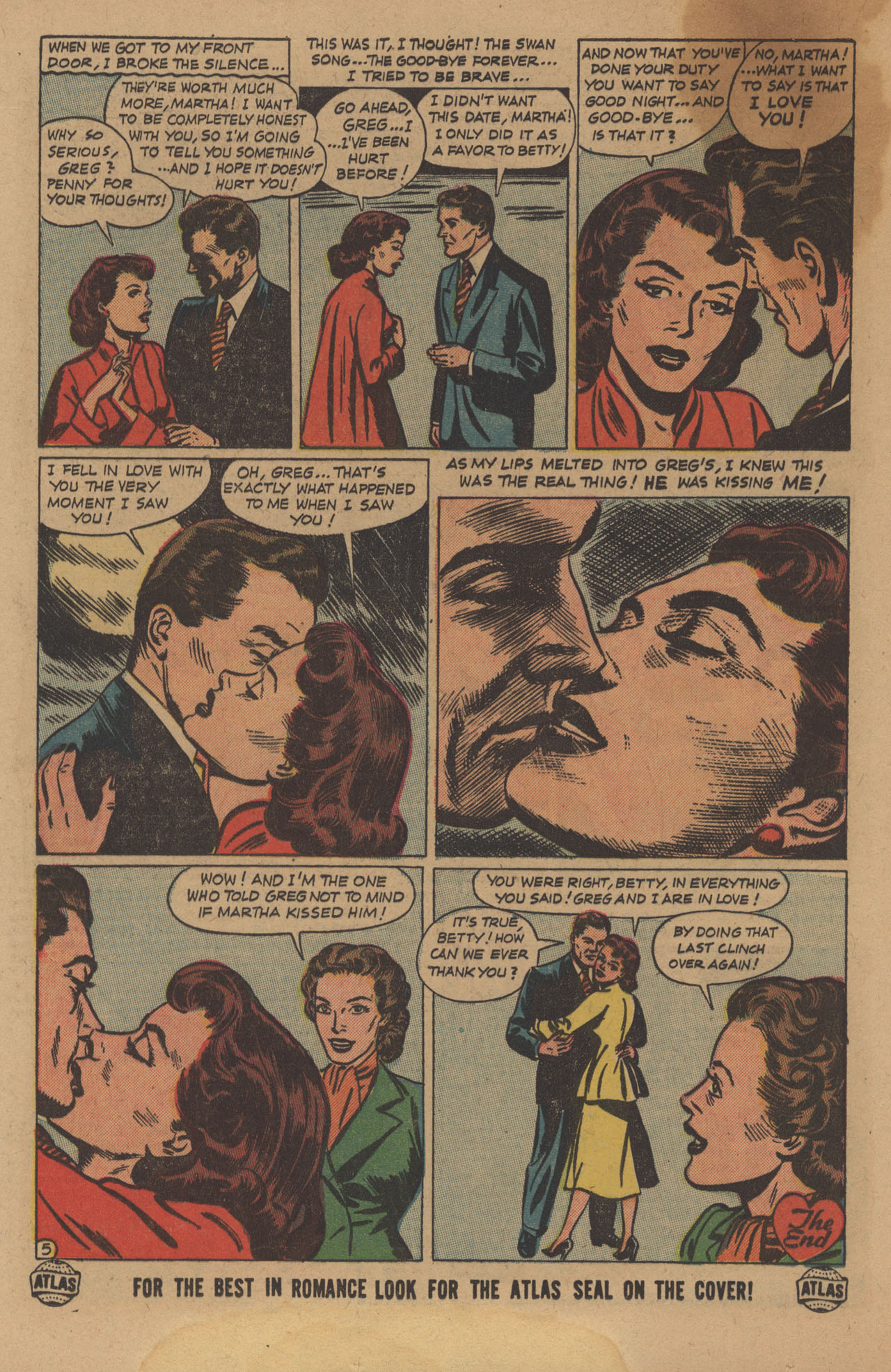 Read online Love Romances comic -  Issue #28 - 16