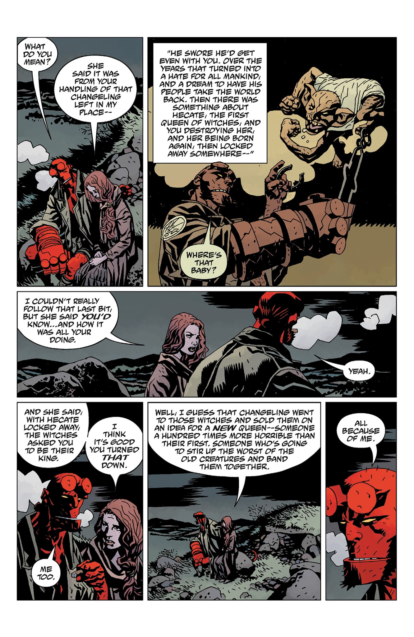 Read online Hellboy: The Wild Hunt comic -  Issue # TPB - 67