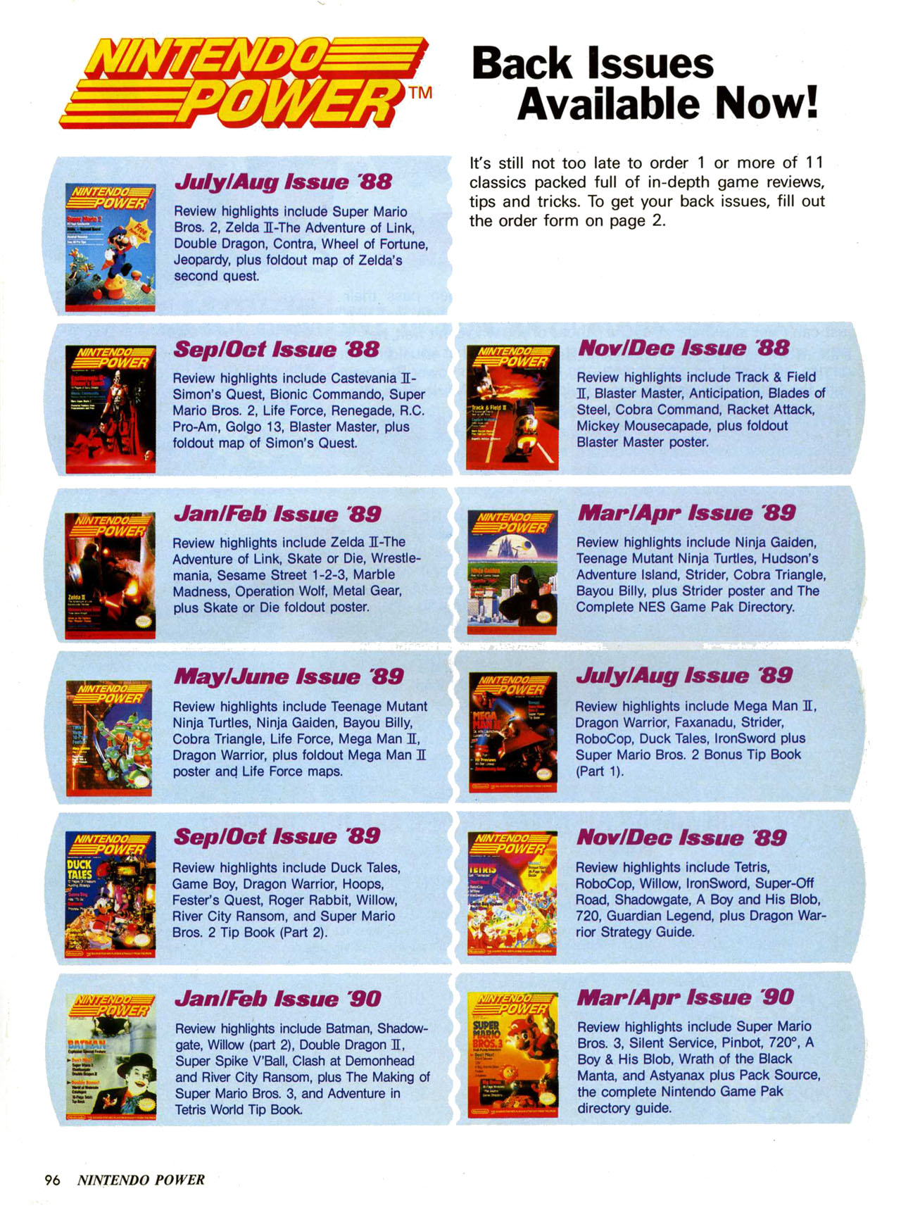 Read online Nintendo Power comic -  Issue #12 - 88