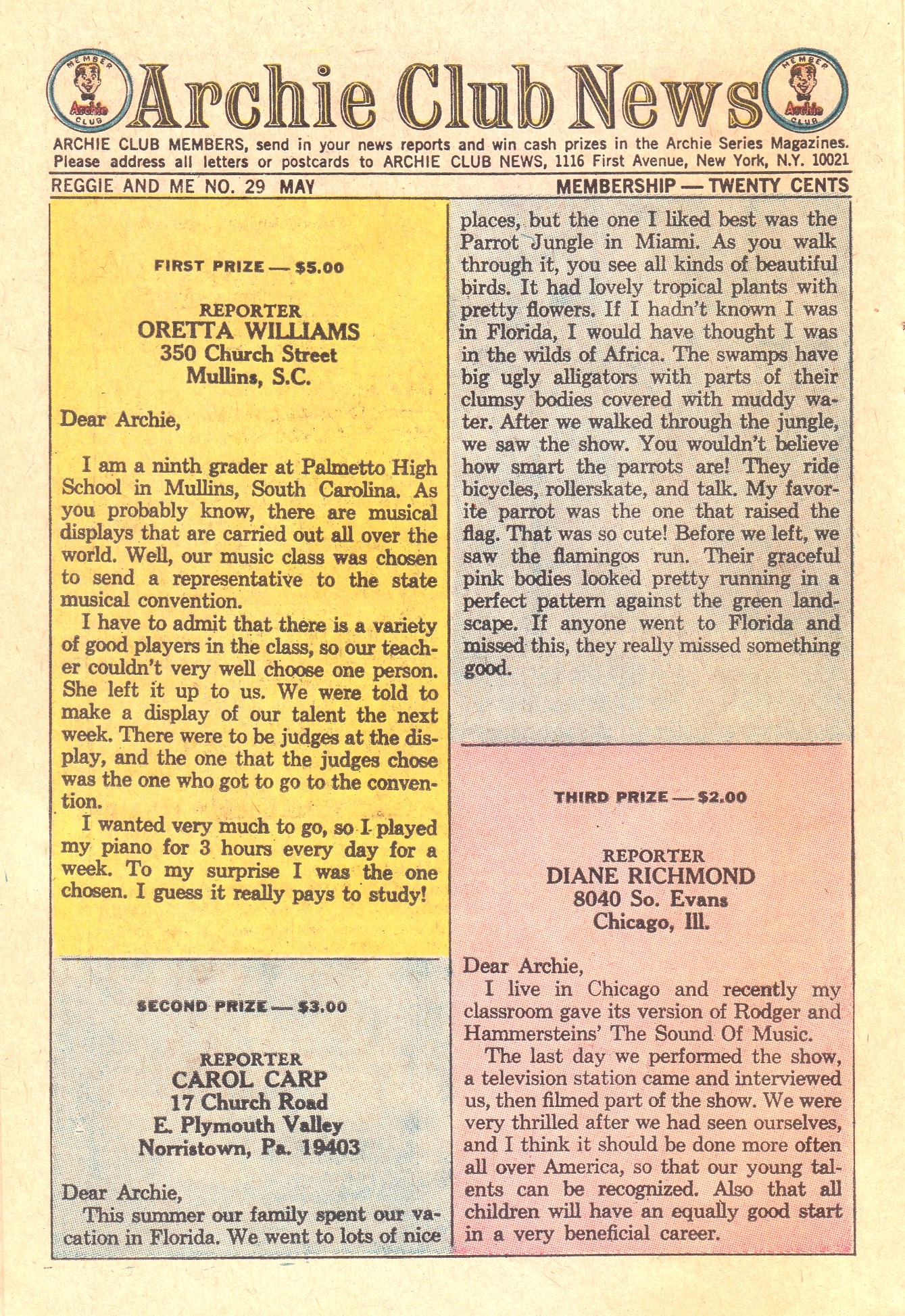 Read online Reggie and Me (1966) comic -  Issue #29 - 10