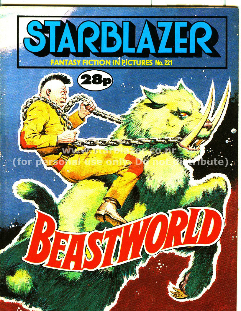 Read online Starblazer comic -  Issue #221 - 1