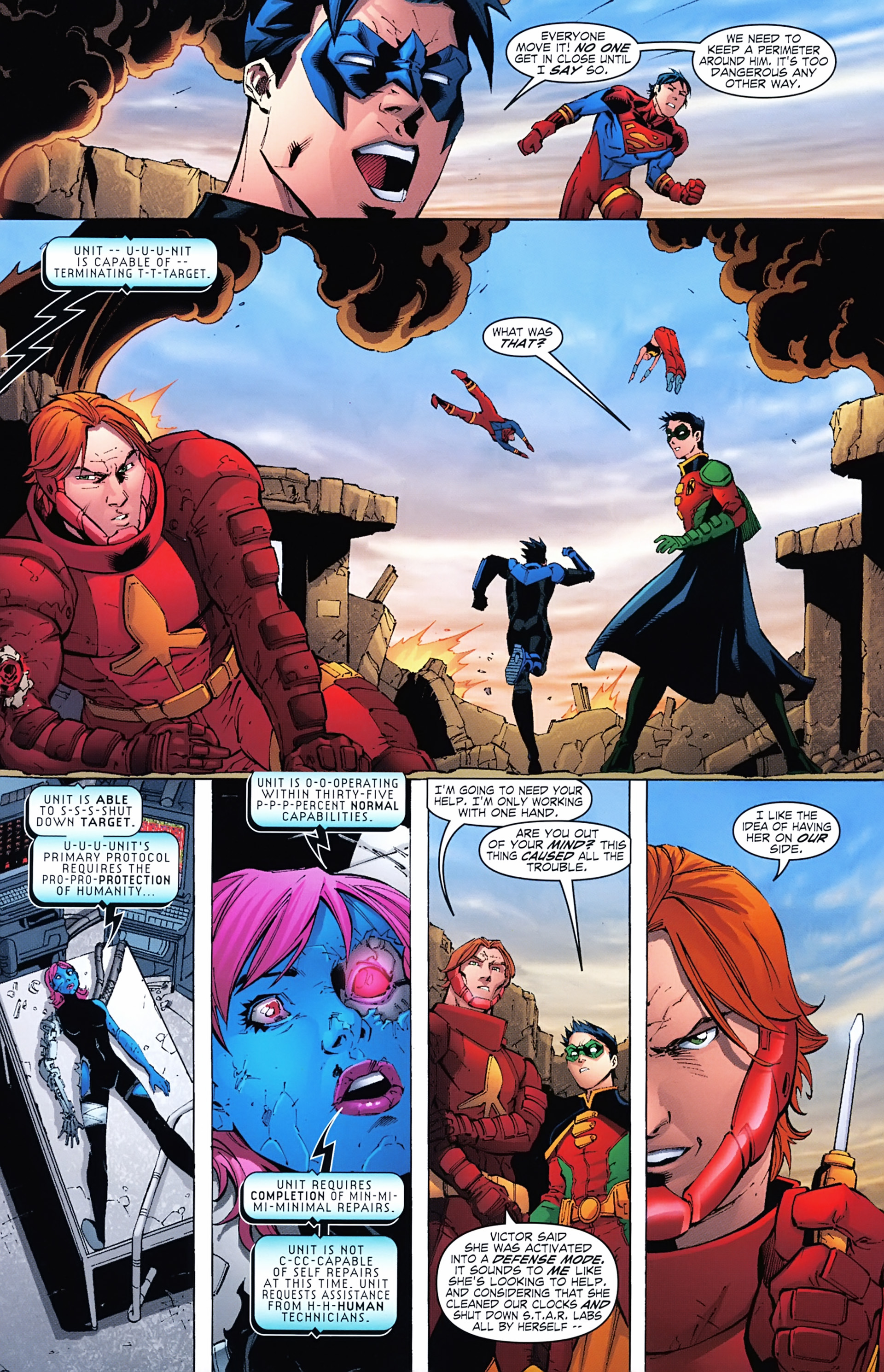 Read online Titans/Young Justice: Graduation Day comic -  Issue #3 - 8