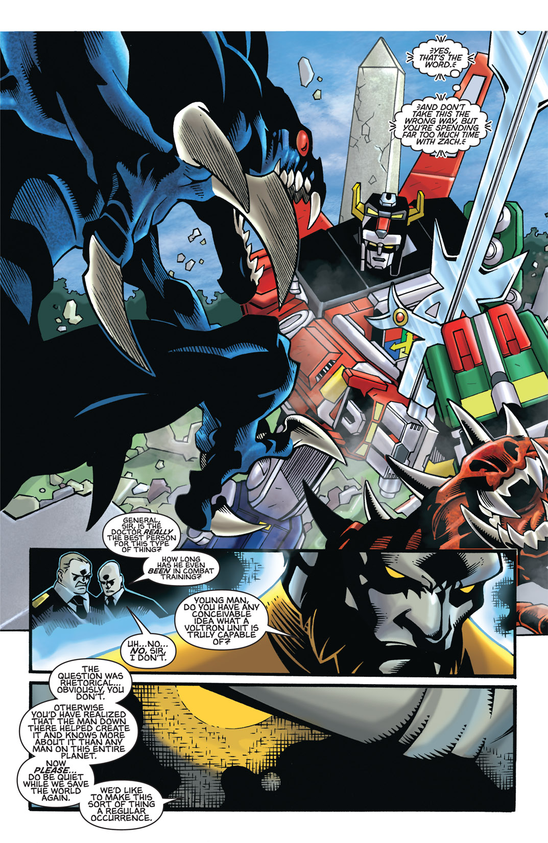 Read online Voltron comic -  Issue #4 - 12