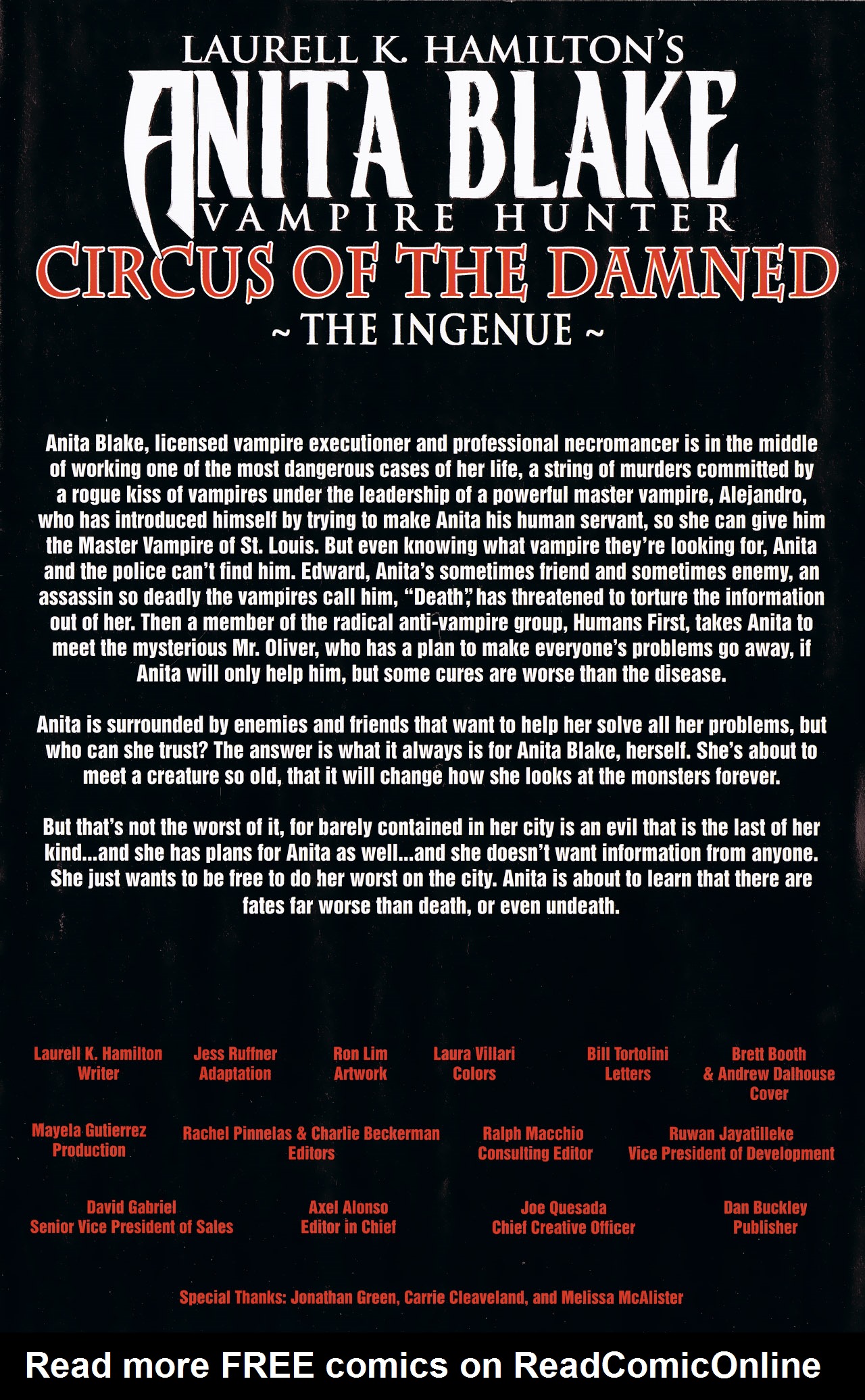 Read online Anita Blake, Vampire Hunter: Circus of the Damned - The Ingenue comic -  Issue #5 - 3