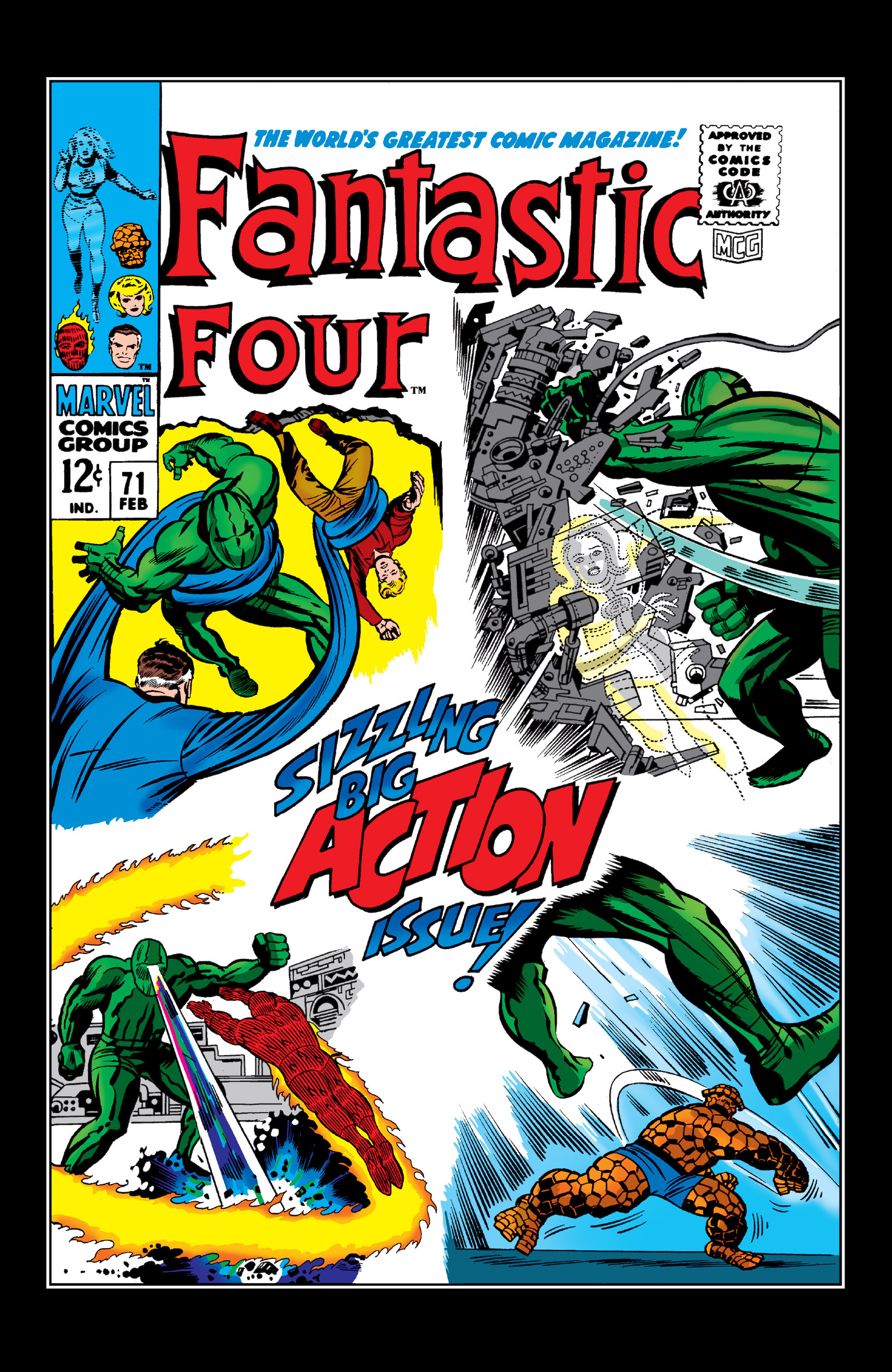 Read online Marvel Masterworks: The Fantastic Four comic -  Issue # TPB 7 (Part 3) - 70